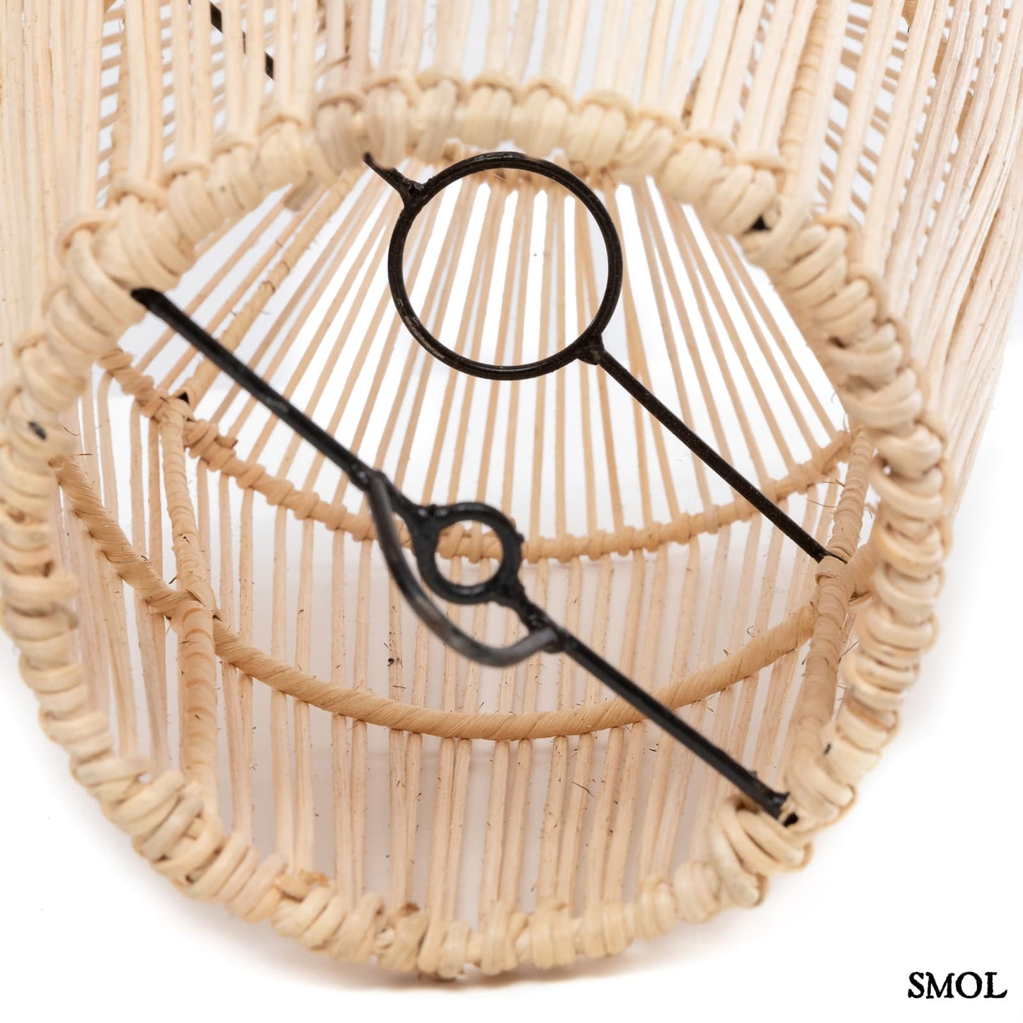 AFRODISIAC - rattan lámpaernyő - natúr, 60 cm - smol.hu - felülről nagyítva