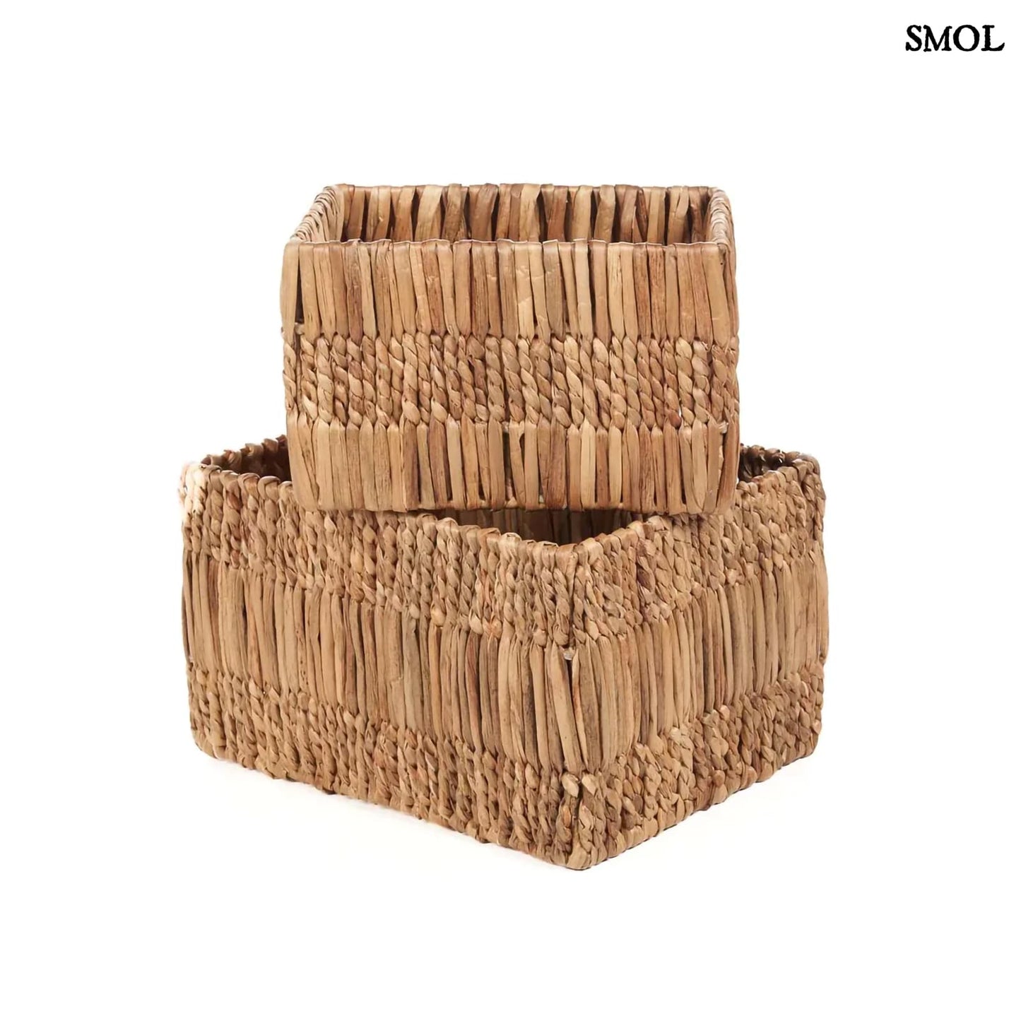 AKUKU, banánlevél tároló kosár, 39 cm - smol.hu - két méretben, egymáson