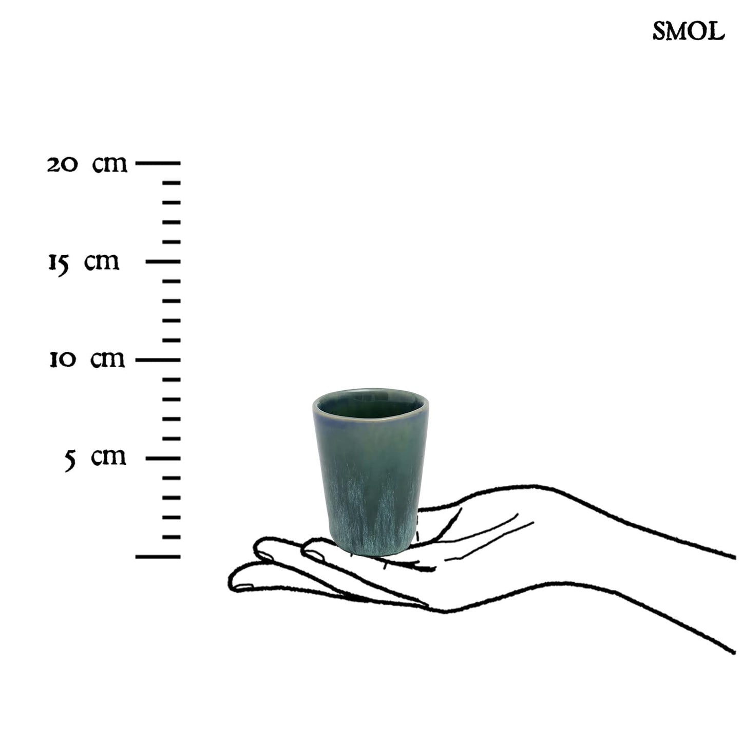 AQUA, eszpresszó csésze, 4 db-os szett, 7 cm - smol.hu