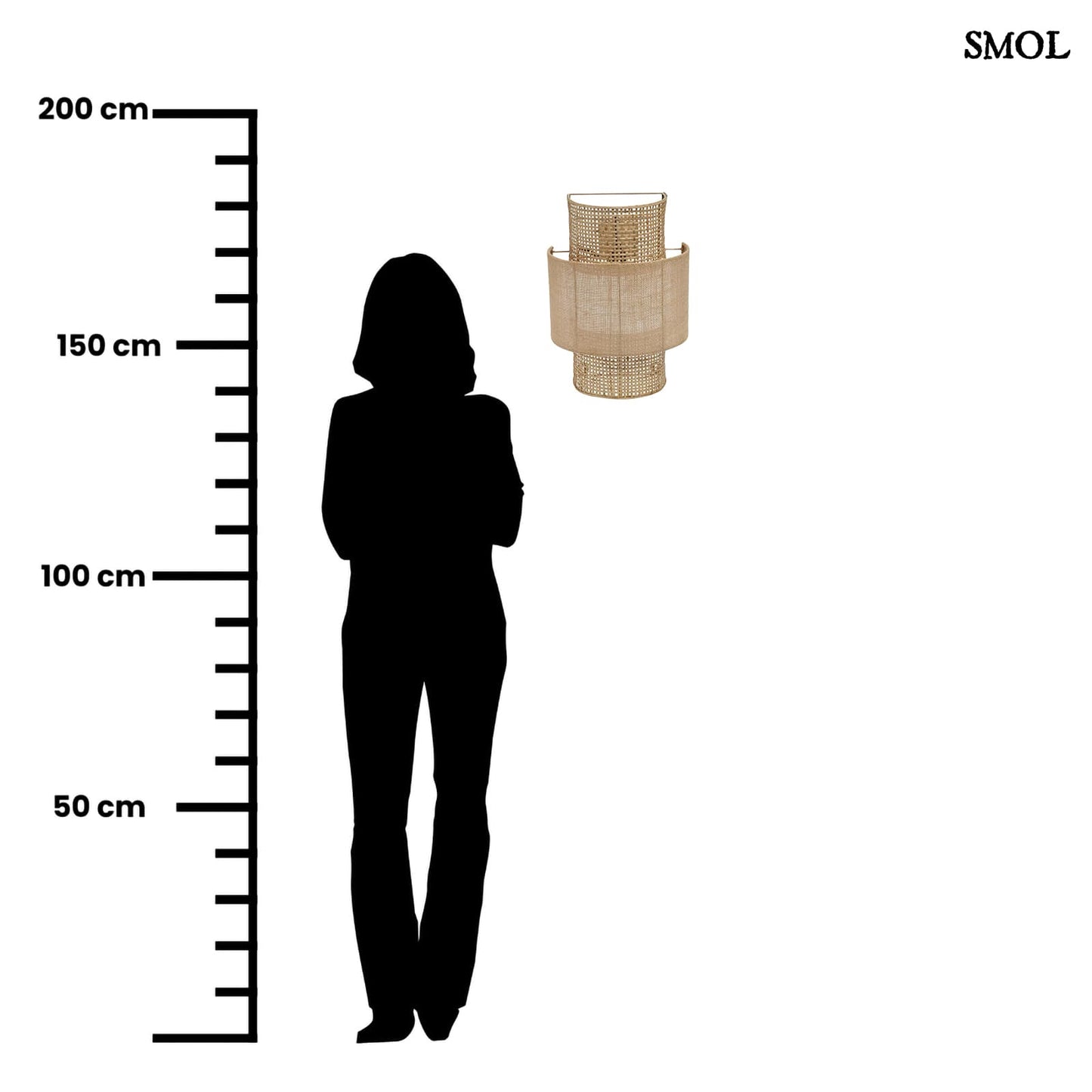 BOLLY, rattan, fali lámpaernyő - smol.hu