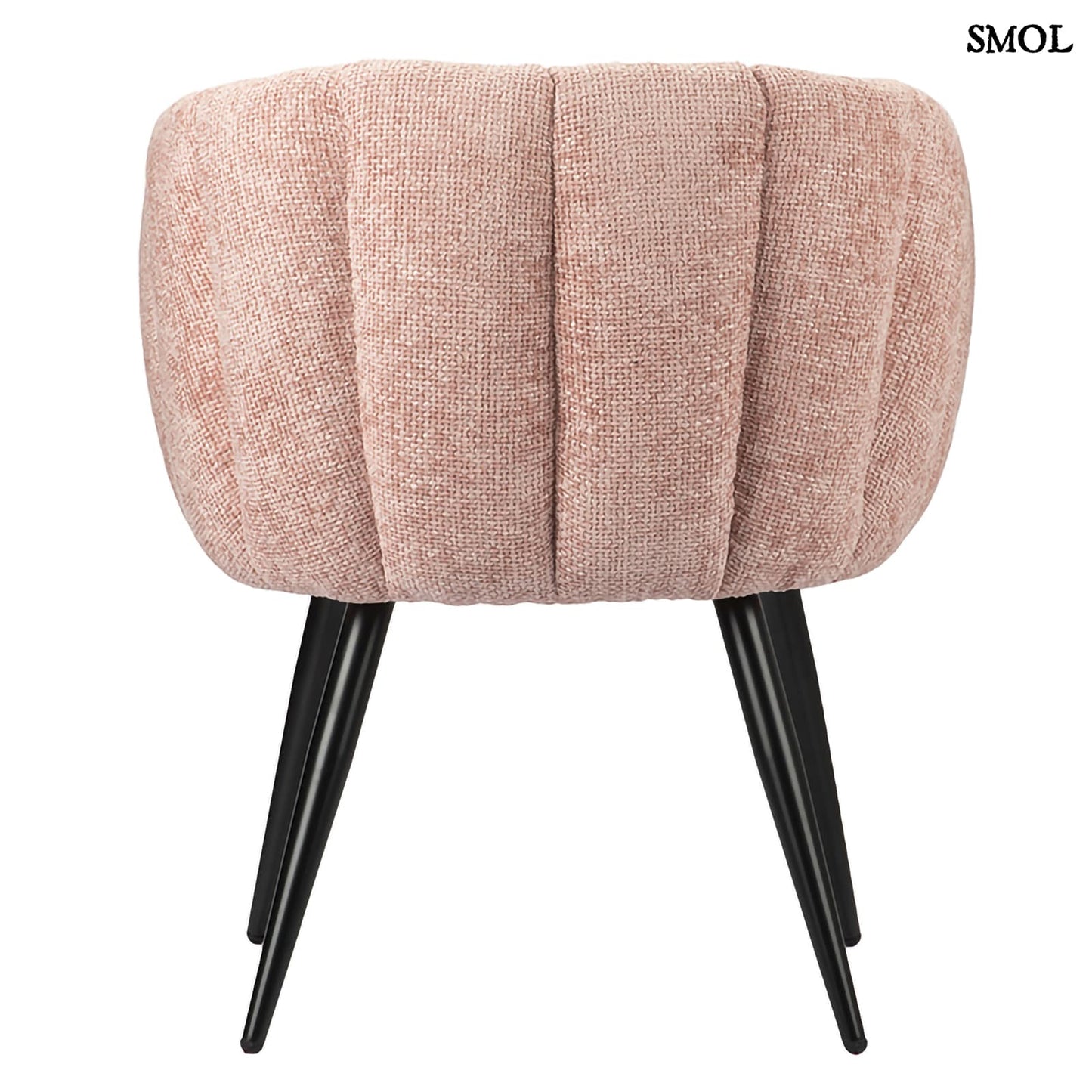 BREEZE PINK, 2 db kárpitozott étkezőszék - smol.hu - hátulról