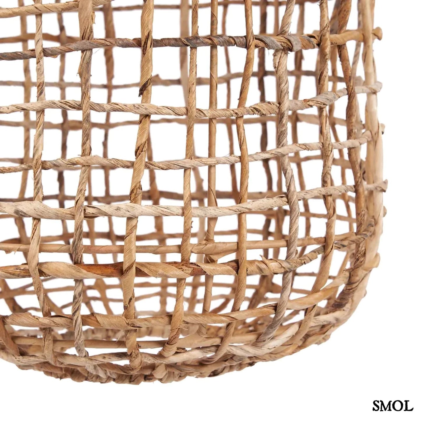 Banánlevél függőlámpaernyő, 57 cm | KUSO - smol.hu - alsó rész nagyítva