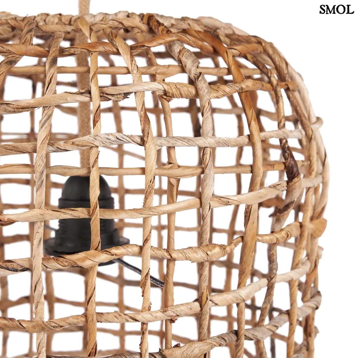 Banánlevél függőlámpaernyő, 57 cm | KUSO - smol.hu - felső rész nagyítva
