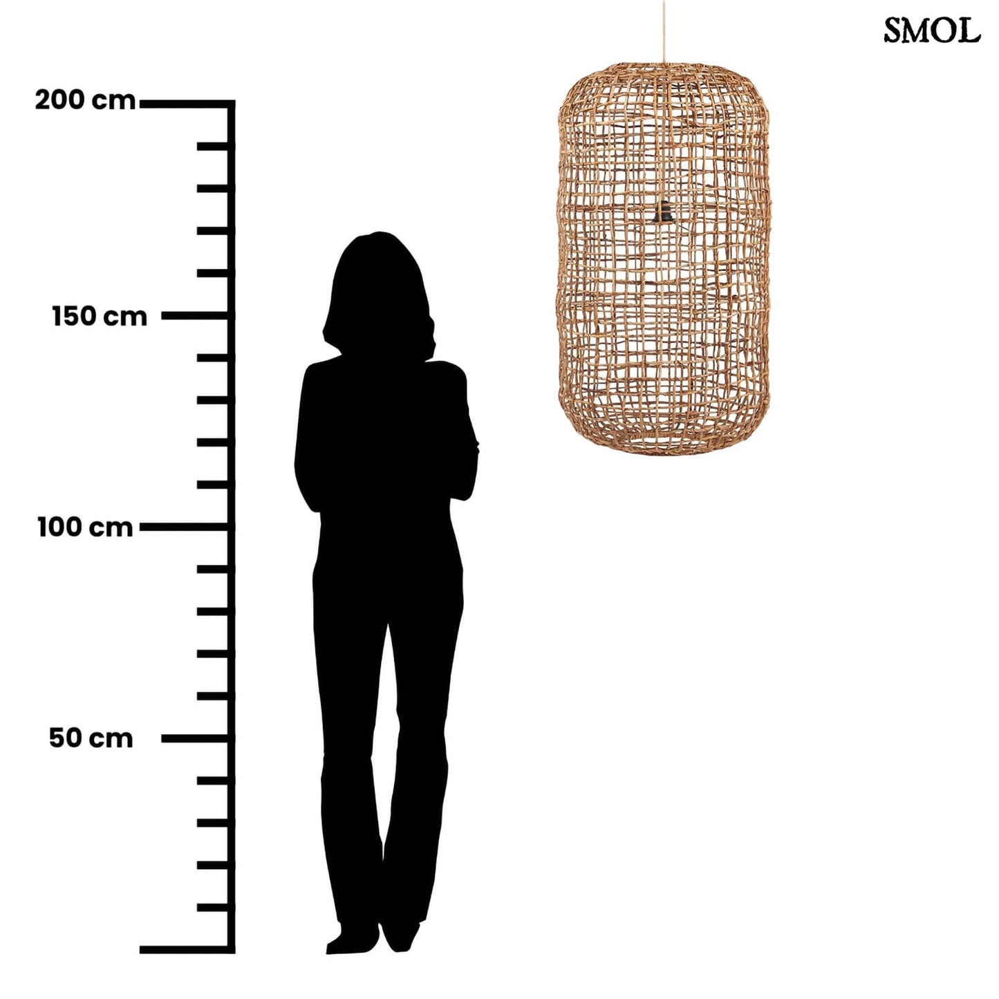 Banánlevél függőlámpaernyő, 92 cm | KUSO - smol.hu - méretarányosan