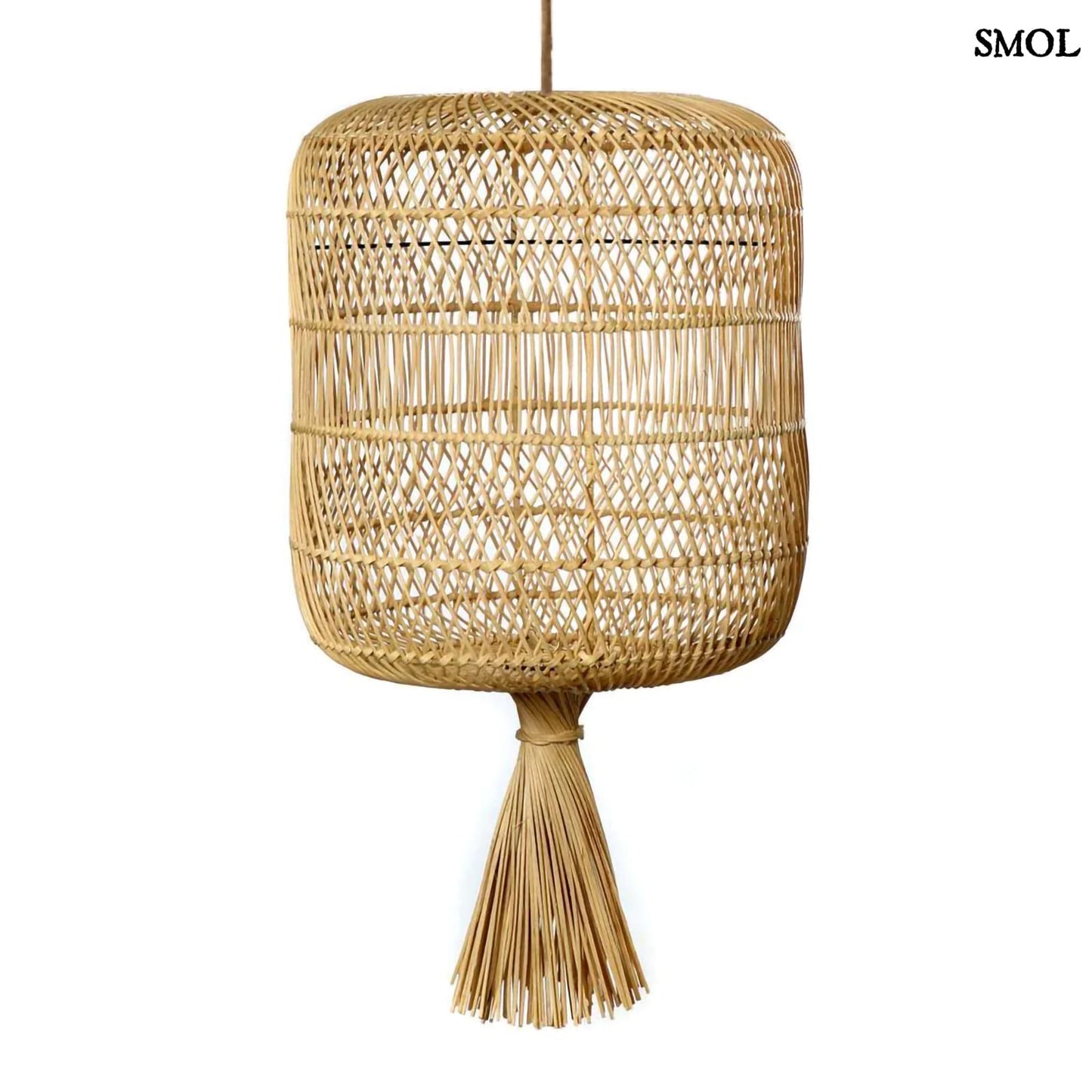 DUMPLING, rattan álló-/ függőlámpaernyő, 70 cm - smol.hu - függőlámpaként