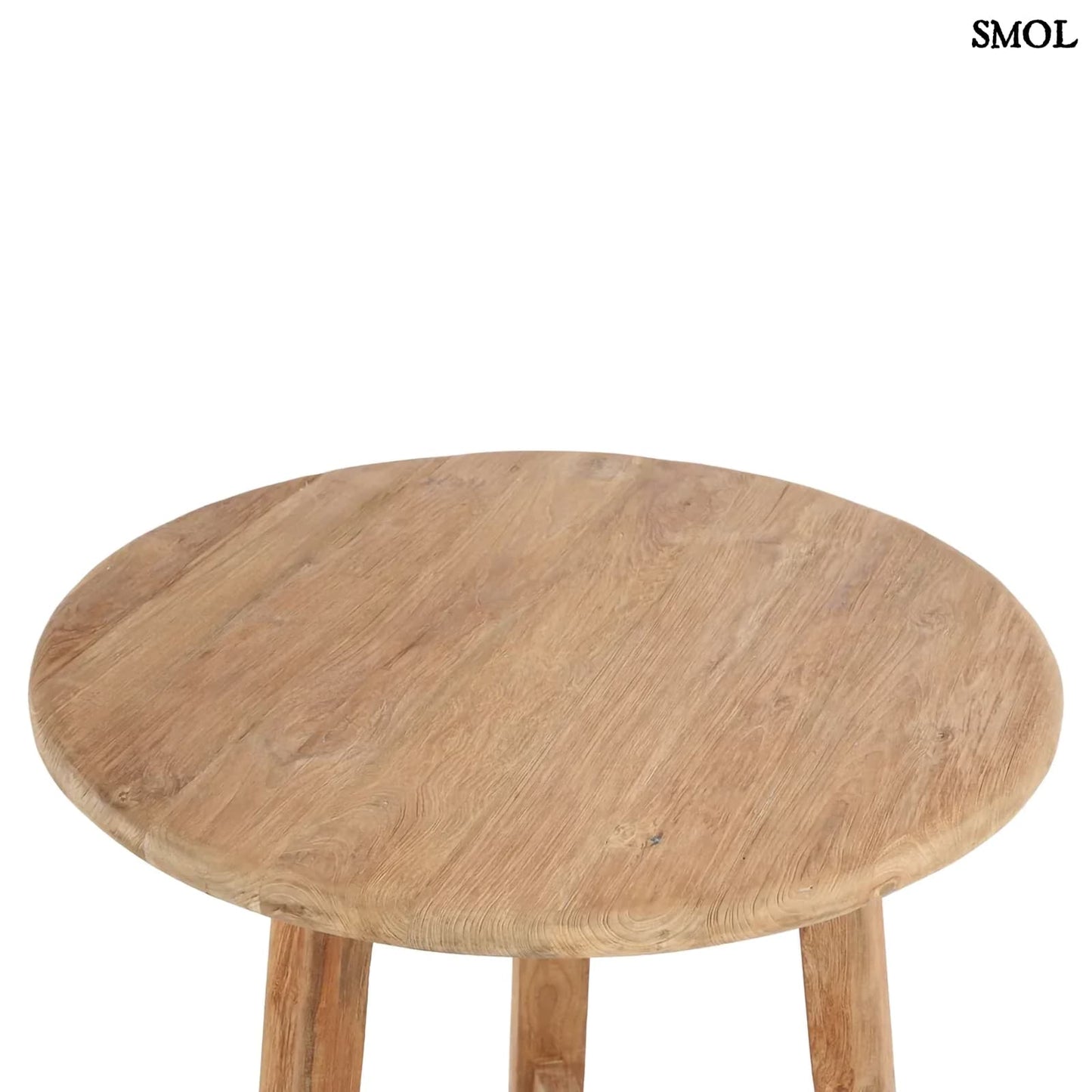 FUSUMA, bel-/kültéri teakfa, magas bárasztal, 105 cm - smol.hu - felülről