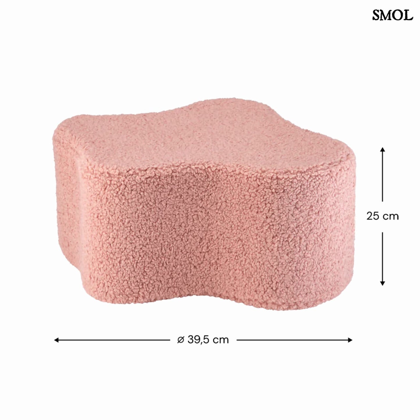 Gyerek felhő puff | CLOUD GUAVA - SMOL - méretekkel