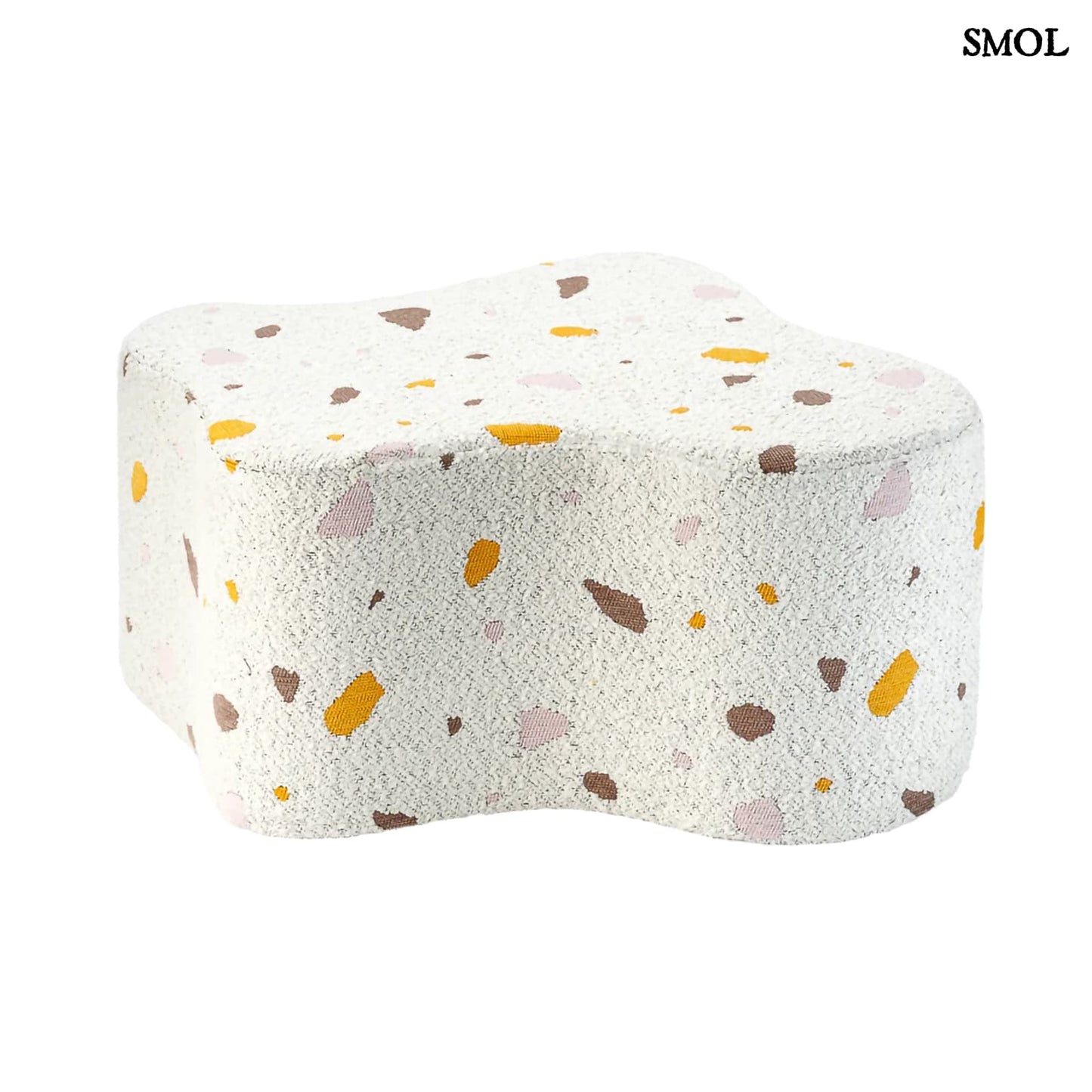 Gyerek felhő puff | TERRAZZO MARBLE | SMOL - fehér háttérrel