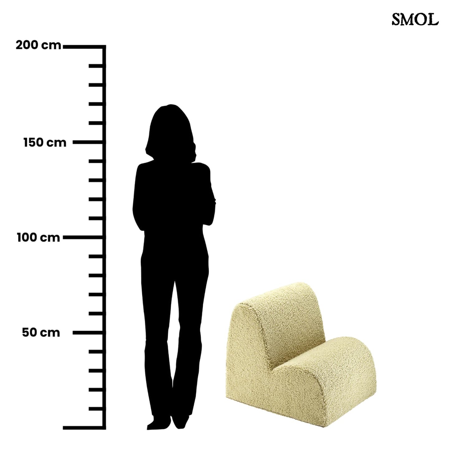Gyerek felhőfotel | MATCHA - SMOL - méretarányosan