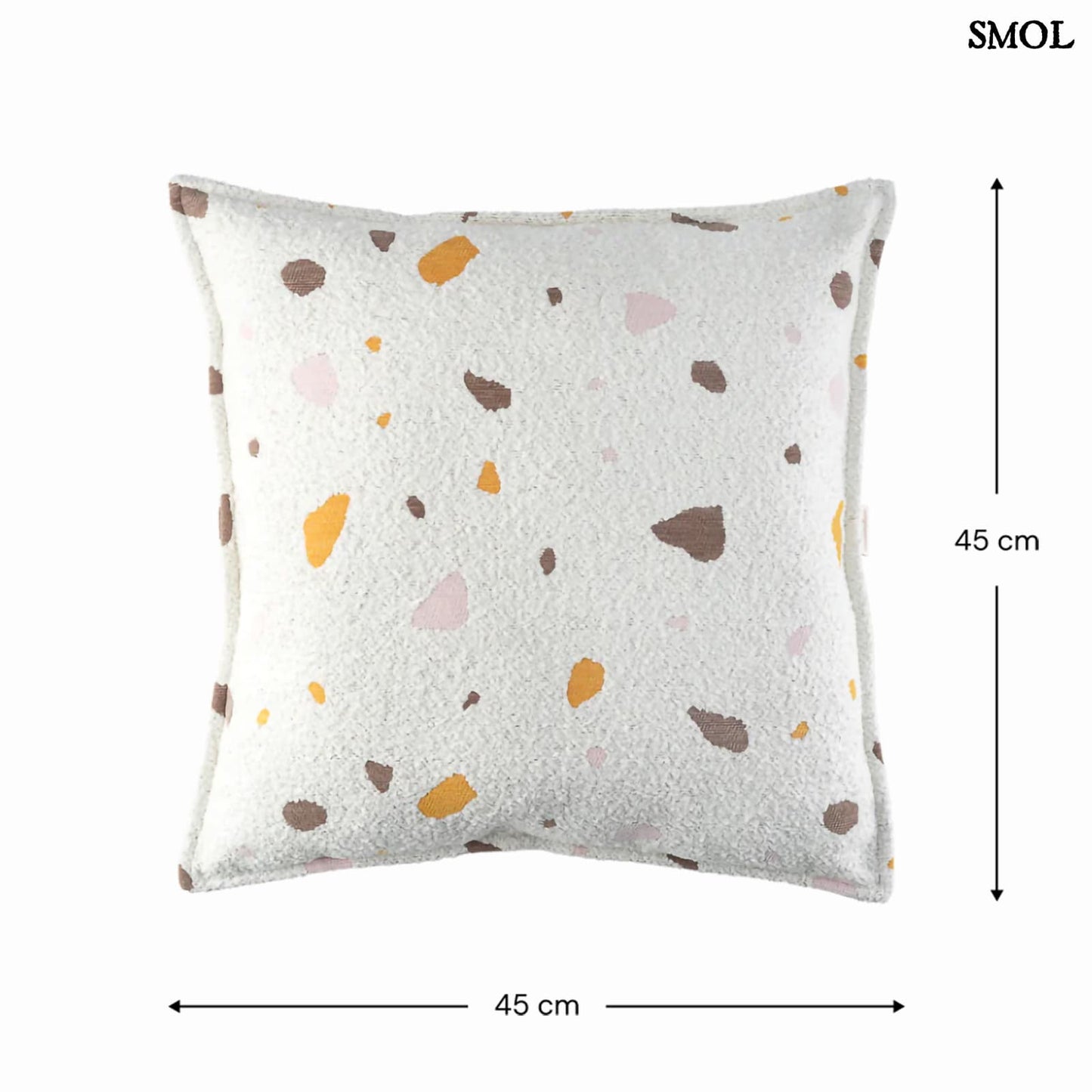 Gyerekpárna - terrazzo mintás | TERRAZZO MARBLE | SMOL - méretekkel