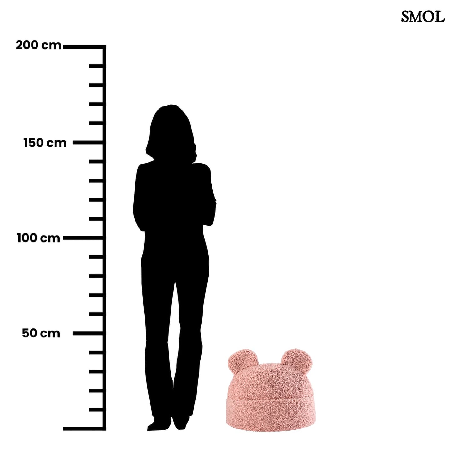 Gyerekpárna - zsebes tároló, mackófüles | TEDDY GUAVA | SMOL - méretarányosan