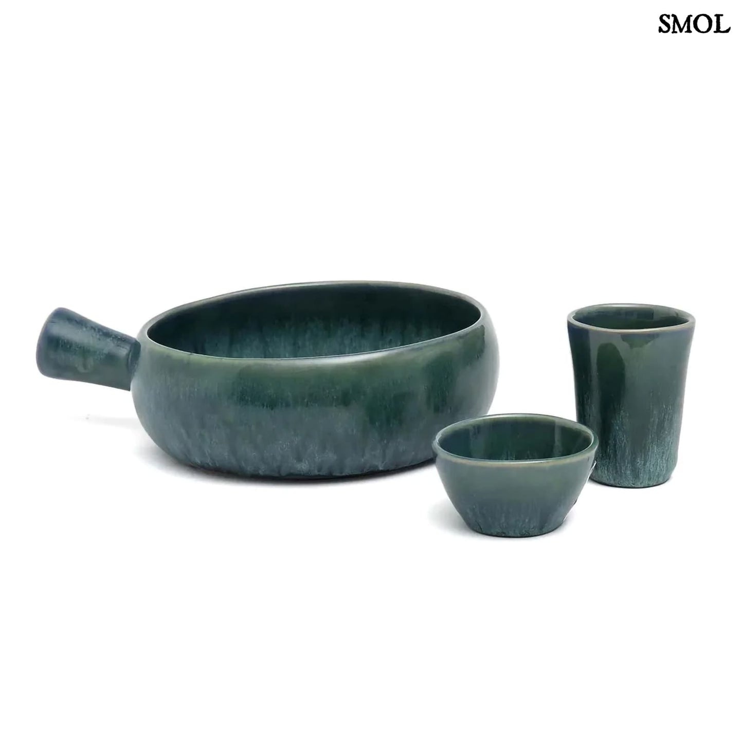 Kerámia tál füllel - Készlet | AQUA CASSEROLE - smol.hu - bögrével, tálkával