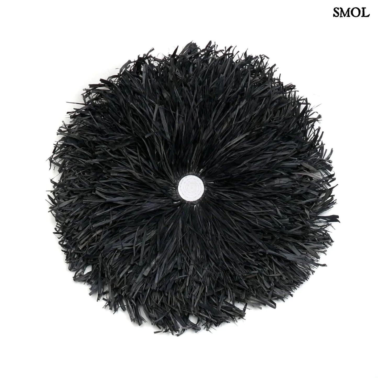 Kerek Raffia Fali Dekoráció| RAFFIA JUJU | SMOL - fehér háttérrel