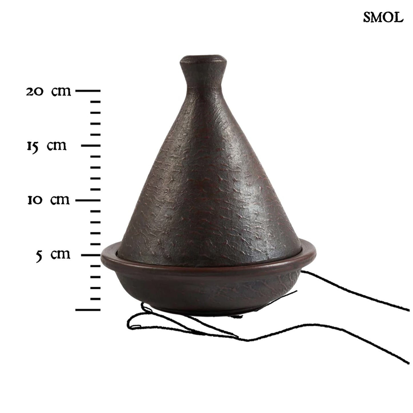 Marokkói Főzőedény | ETHNIC CONE TAJIN | SMOL - méretarányosan