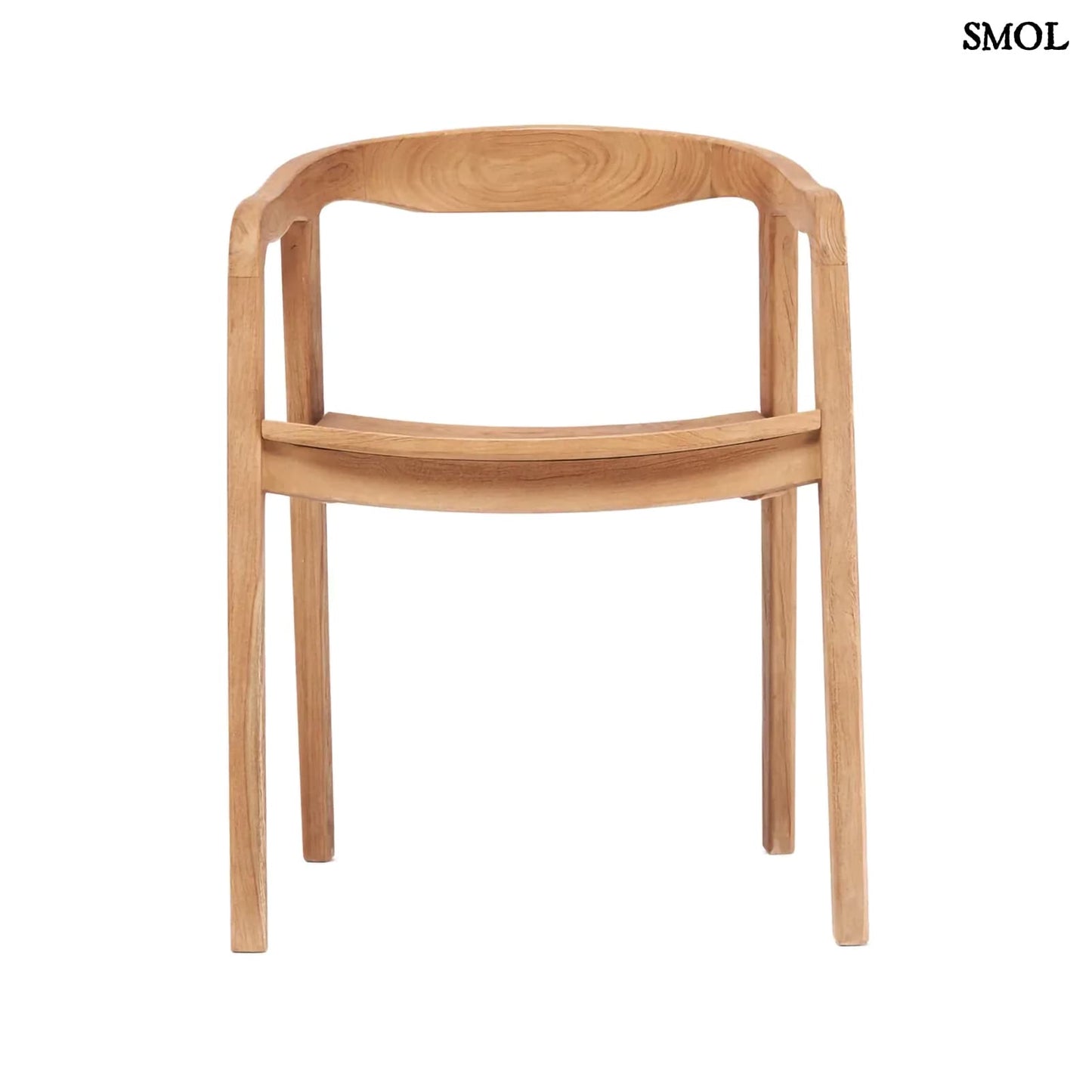 NIHI WATU, teakfa étkezőszék, 74 cm - smol.hu - szemből