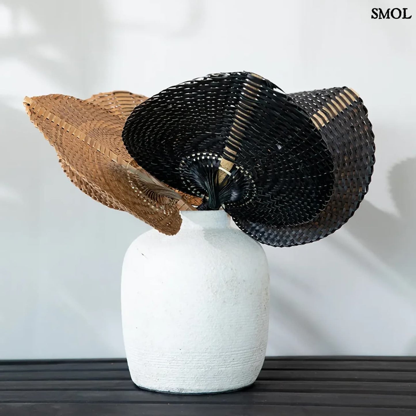 PEAKY, szürke terrakotta váza, 18 cm - smol.hu
