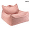 Gyerek szögletes babzsákfotel | GUAVA PINK