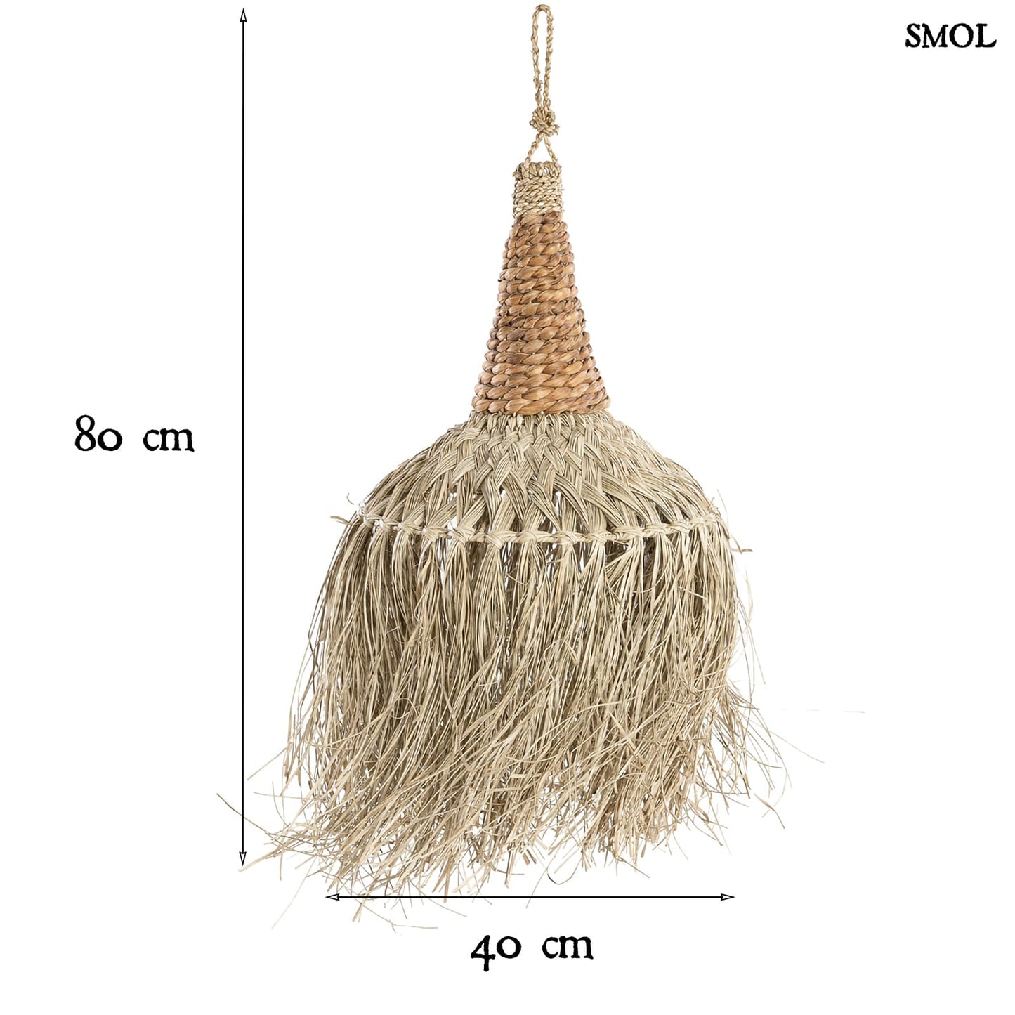 PLAYA, natúr függőlámpaernyő, 80 cm - smol.hu
