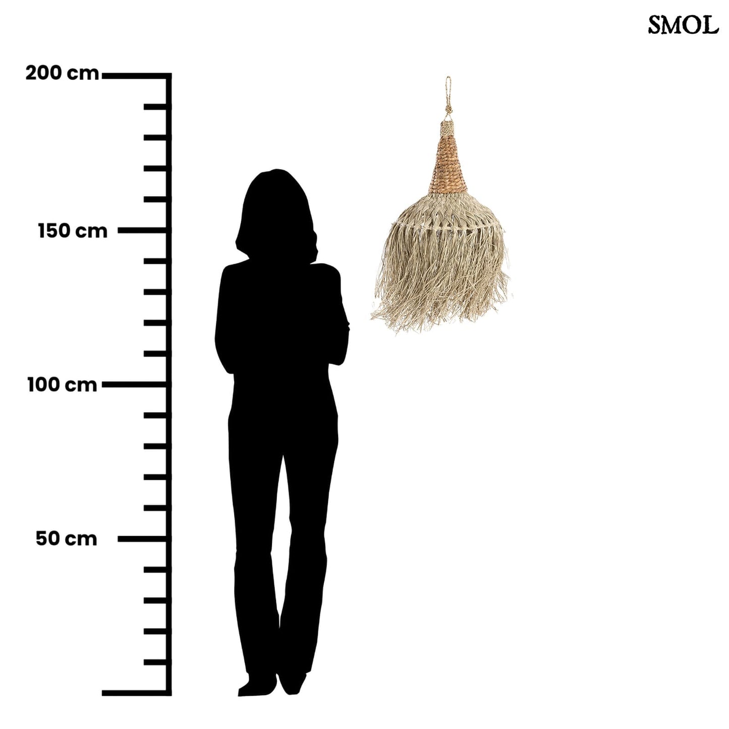 PLAYA, natúr függőlámpaernyő, 80 cm - smol.hu