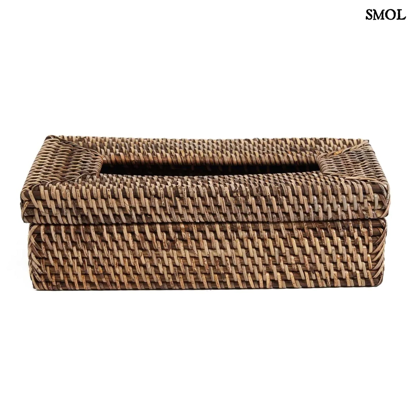 RATTAN CLASSIC, zsebkendőtartó, 27 cm - smol.hu - oldalról