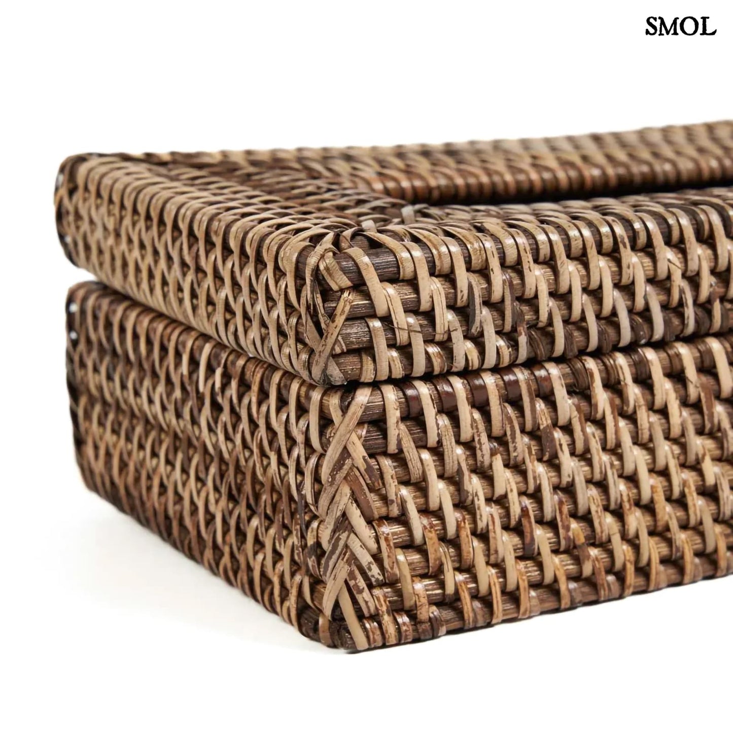 RATTAN CLASSIC, zsebkendőtartó, 27 cm - smol.hu - sarok nagyítva