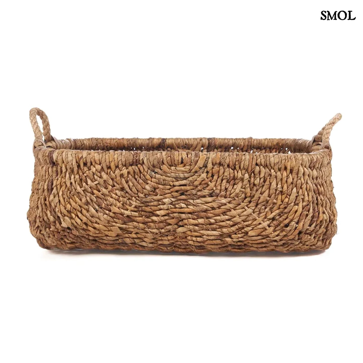RAYAH, nagyméretű, banánlevél tárolókosár, 68 cm - smol.hu - oldalról