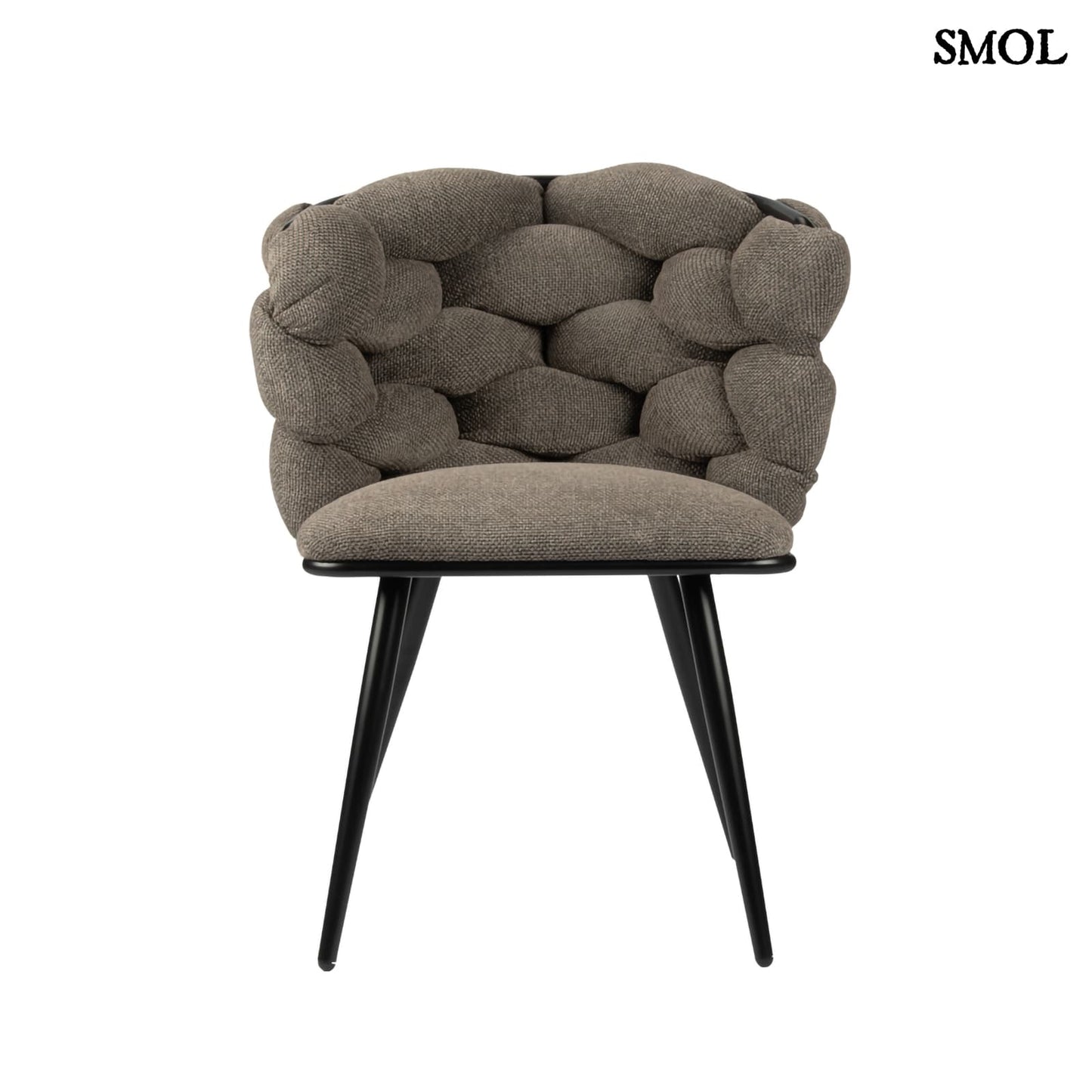 ROCK TAUPE, 2 db kárpitozott étkezőszék - smol.hu - szemből