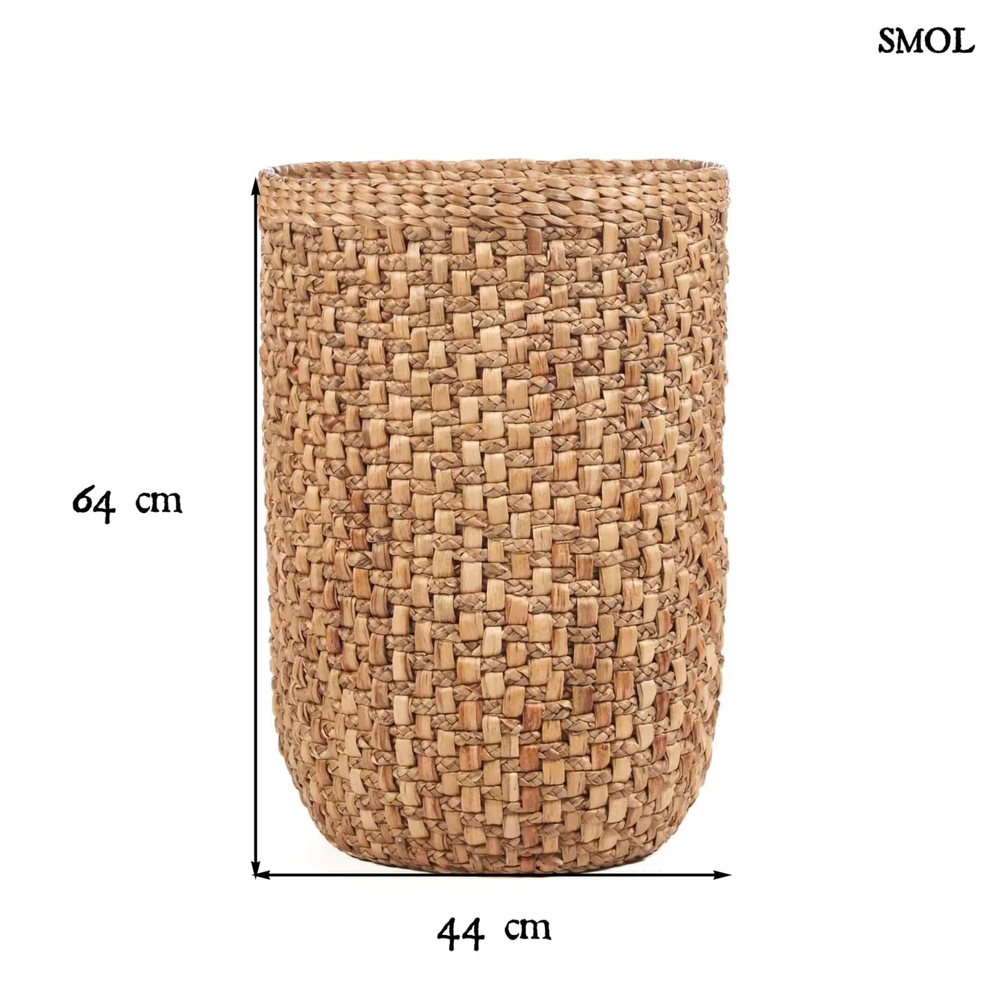 RUMIH, természetes tárolókosár, 64 cm - smol.hu - méretekkel