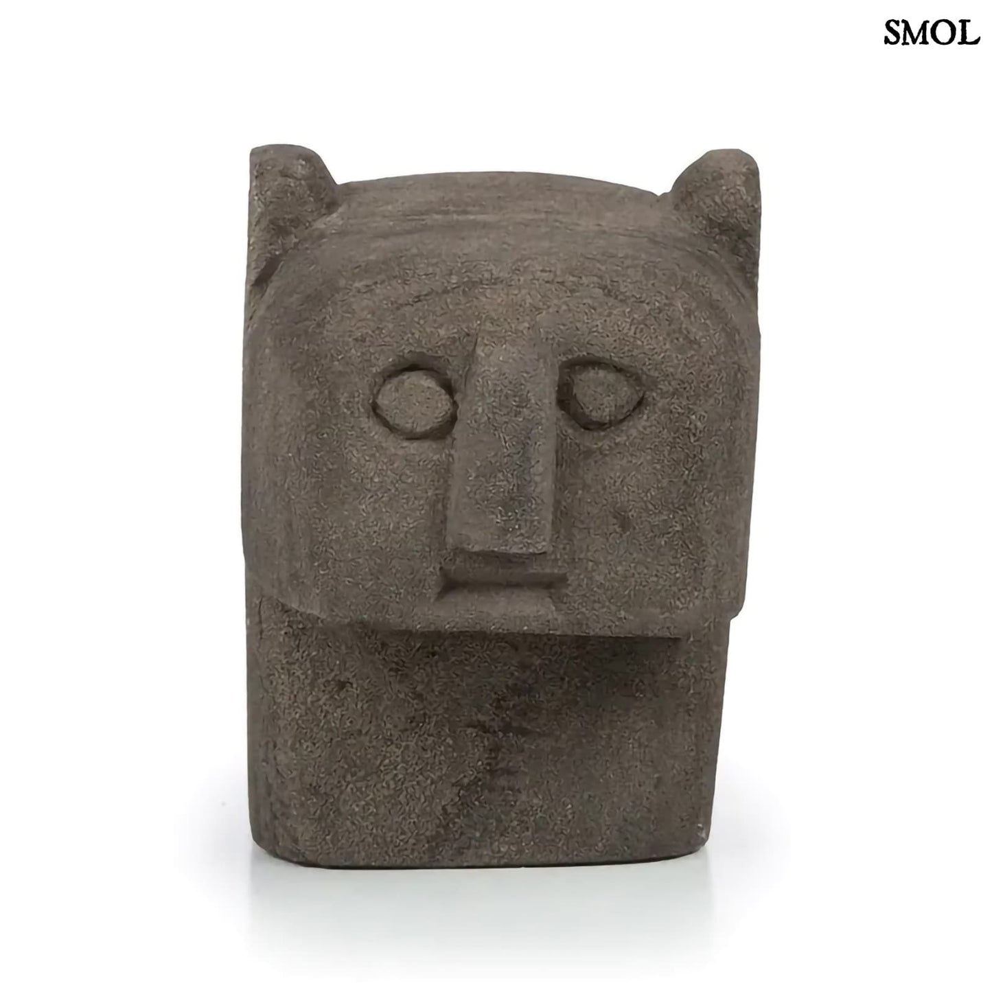SUMBA18, szürke kőszobor, 8,5 cm - smol.hu