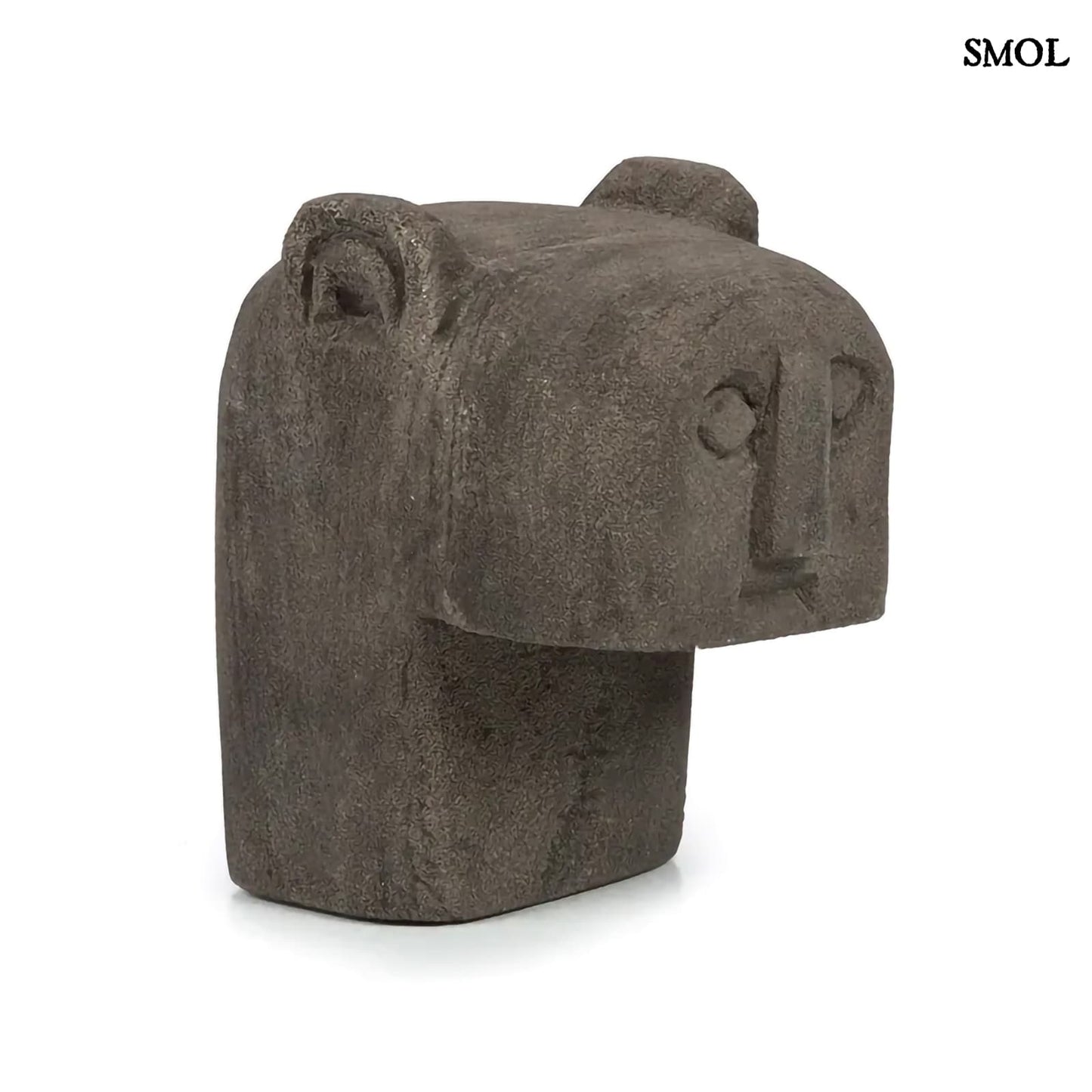 SUMBA18, szürke kőszobor, 8,5 cm - smol.hu