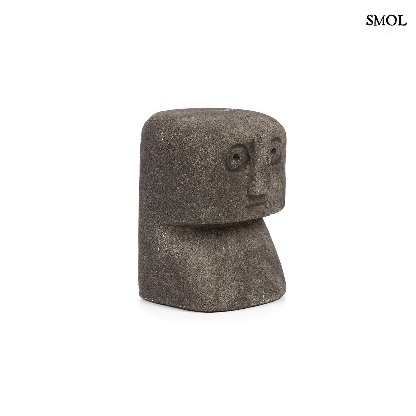 SUMBA14, szürke kőszobor, 7 cm - smol.hu