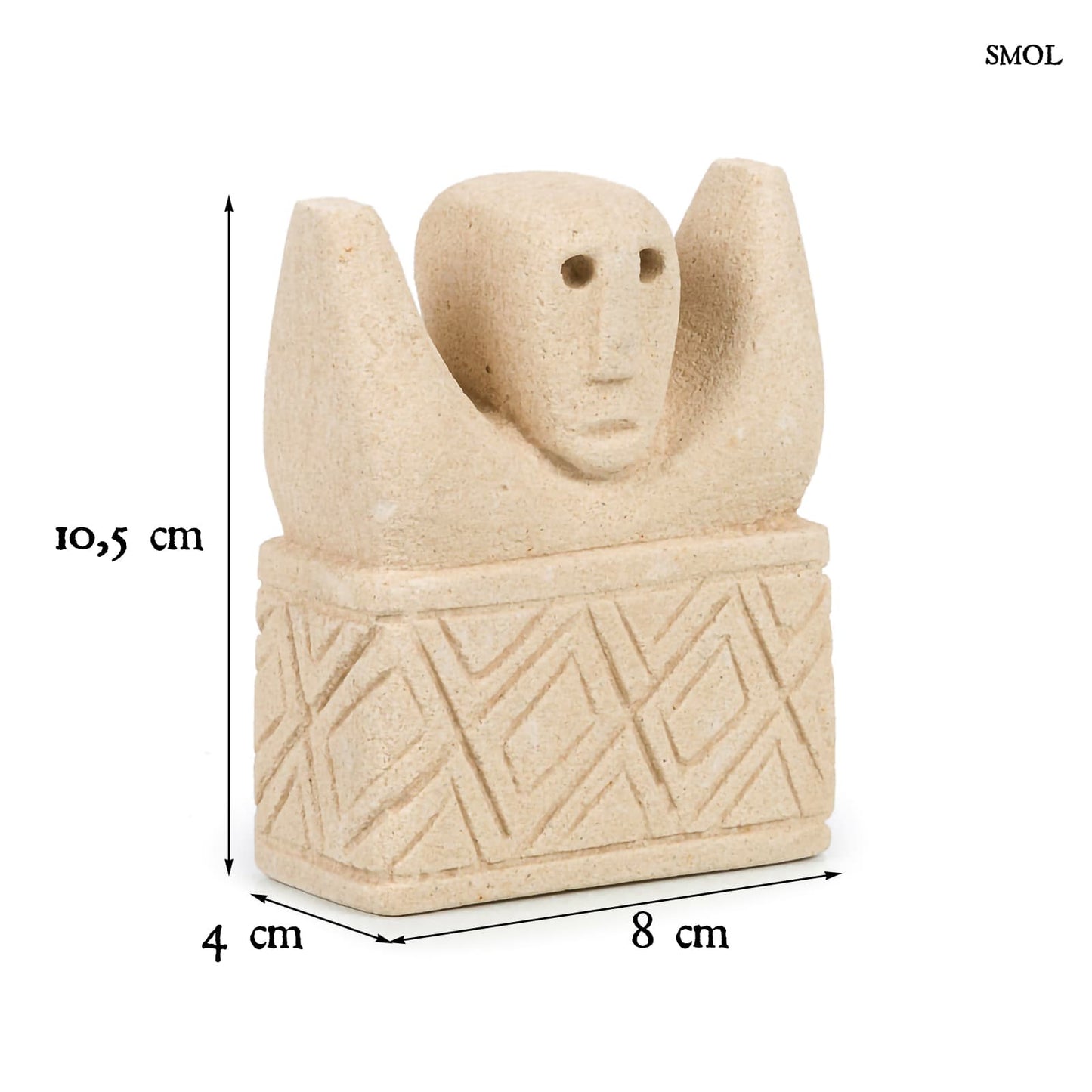 SUMBA17, kőszobor, 10,5 cm - smol.hu
