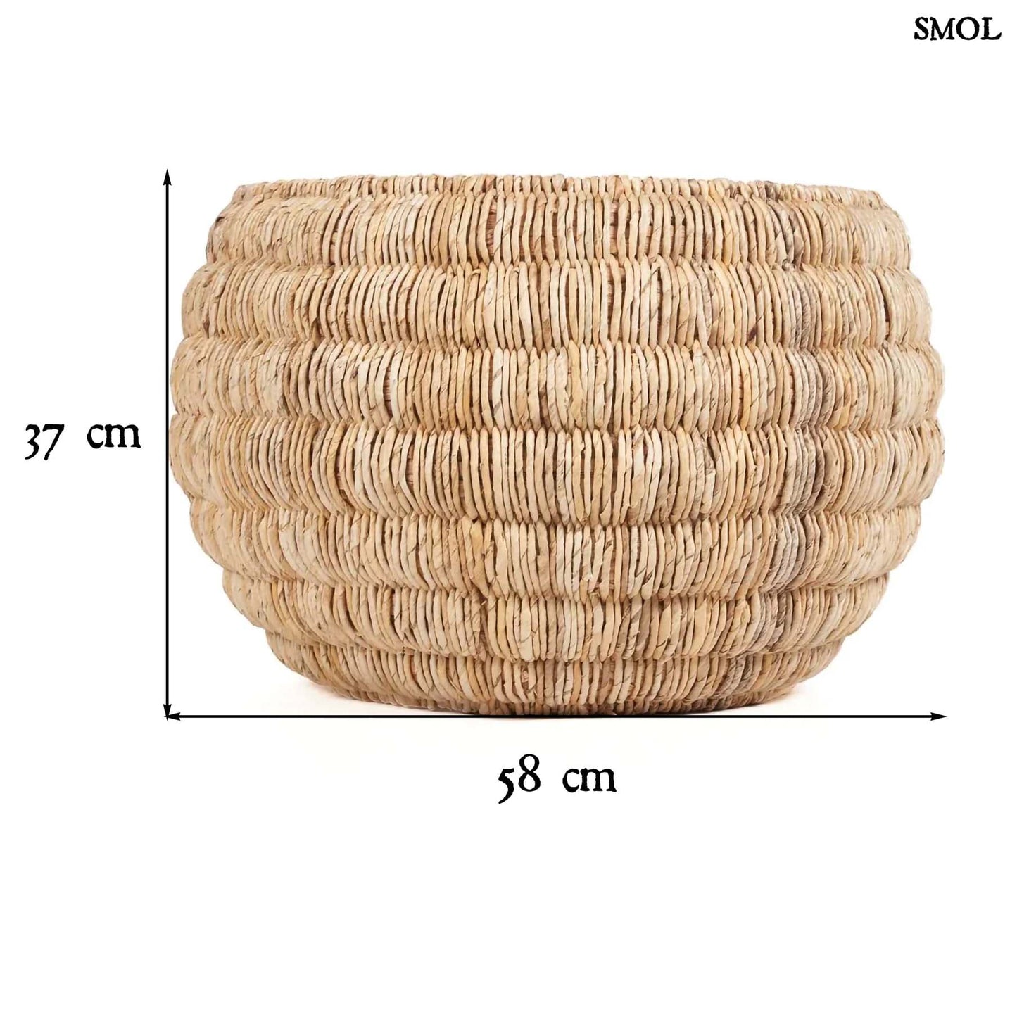 TATUM, banánlevél kosár, ⌀58 cm - smol.hu