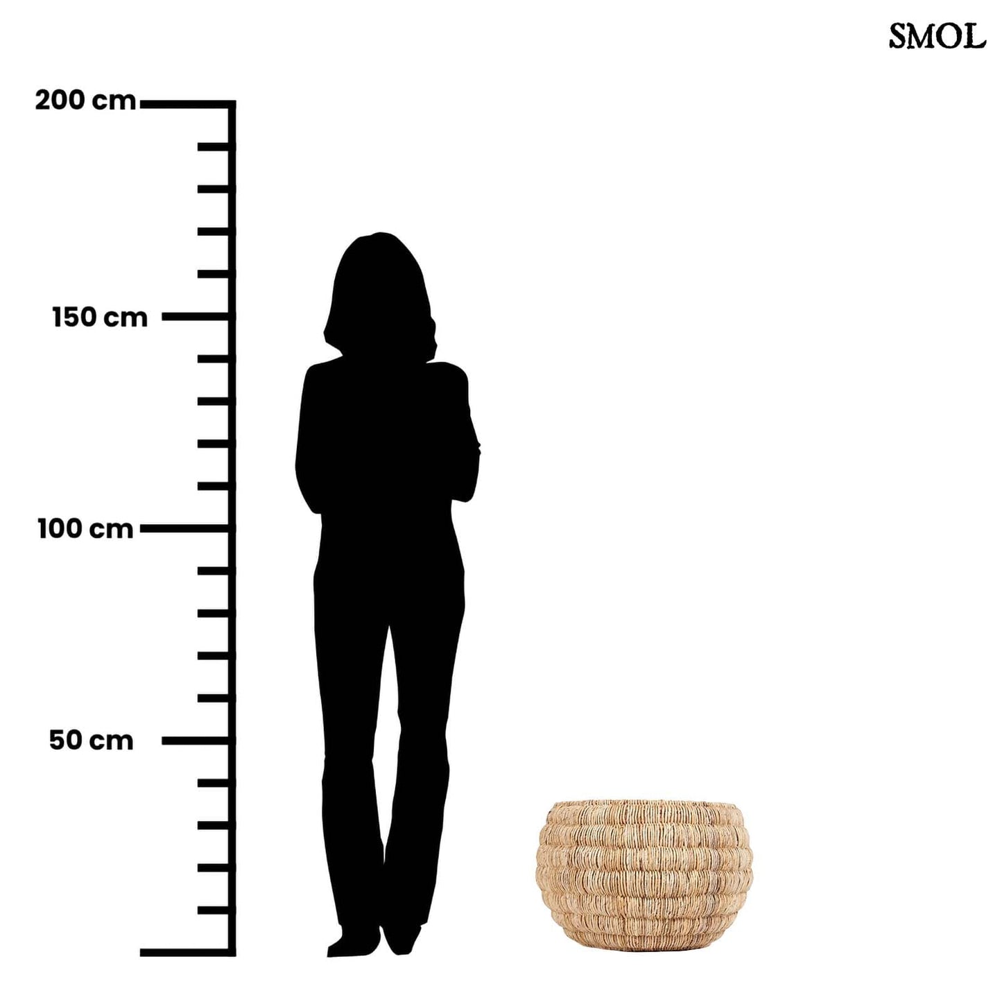 TATUM, banánlevél kosár, ⌀58 cm - smol.hu