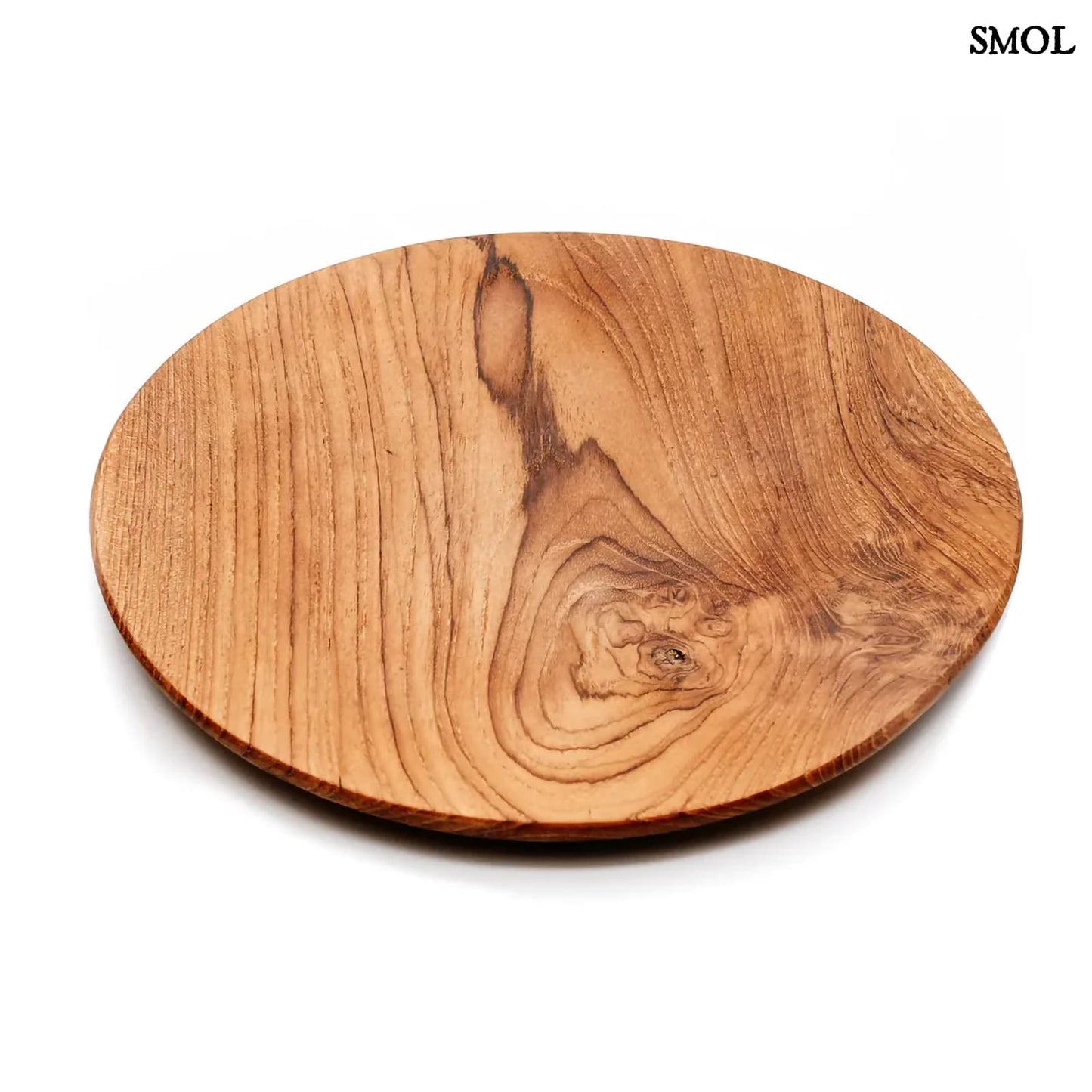 TEAK ROOT, nagyméretű, kerek, fatál, ⌀35 cm - smol.hu - fehér háttérrel
