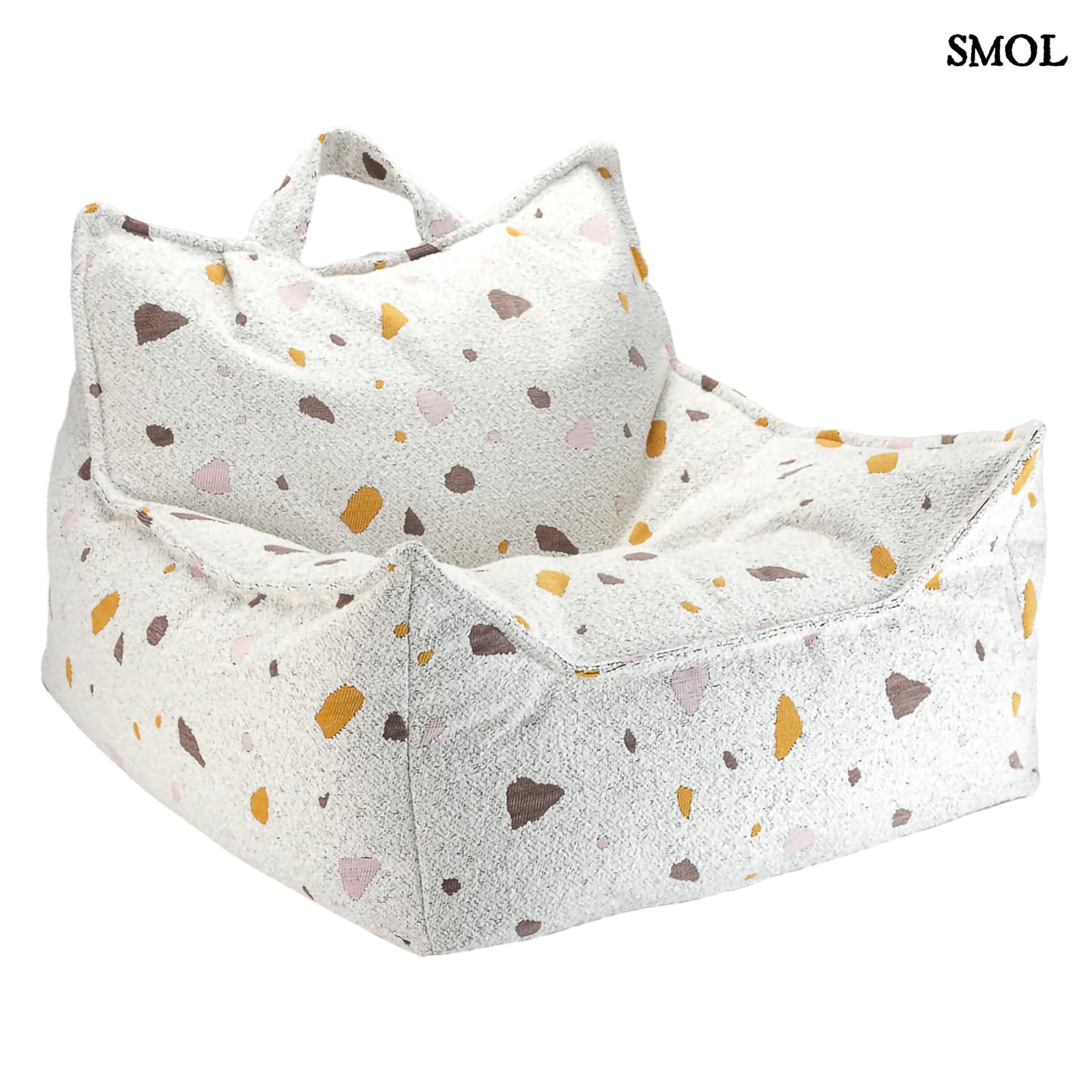 TERRAZZO MARBLE, gyerek babzsákfotel, 80x70x50 - smol.hu