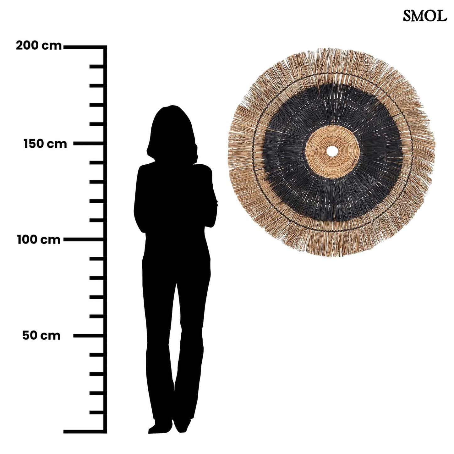 Természetes Banánlevél Fali Dekoráció, 110 cm | AMAZONIA | SMOL - méretarányosan