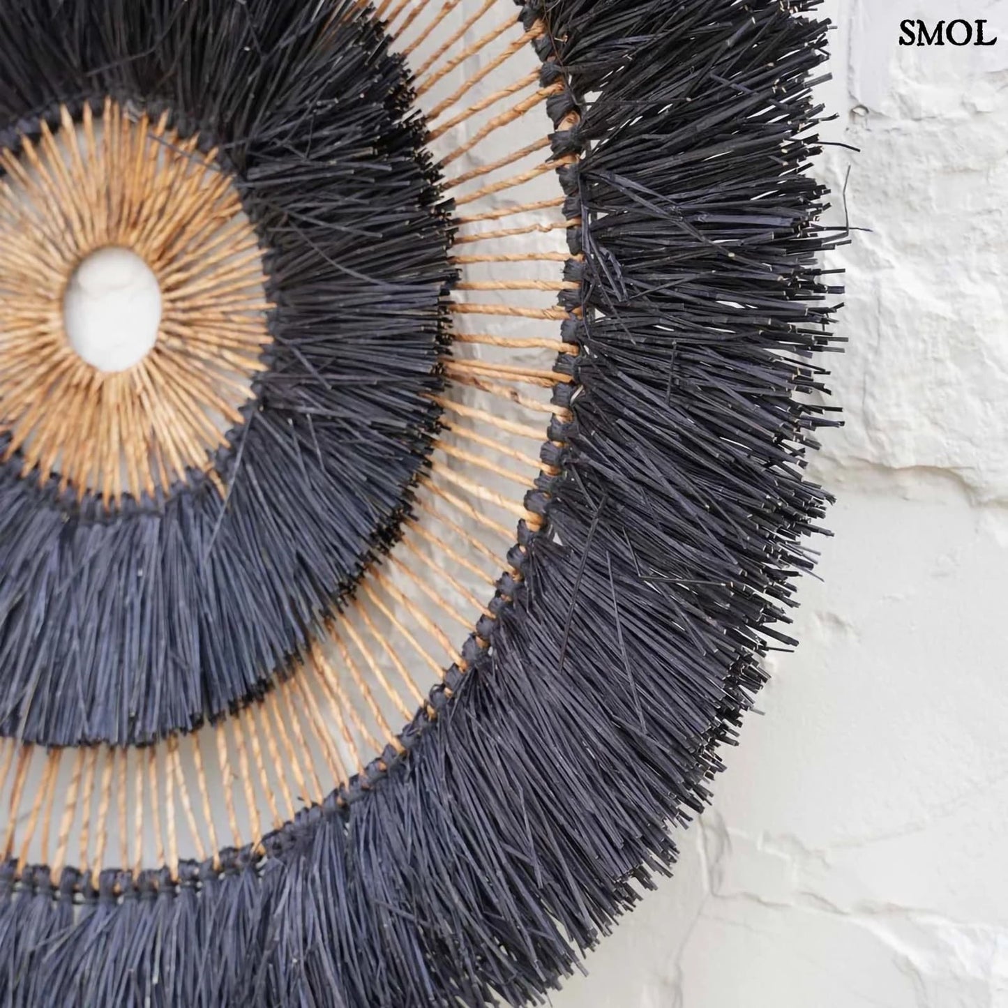 Természetes Banánlevél Fali Dekoráció, 110 cm | MAUREA | SMOL - széle nagyítva, falon