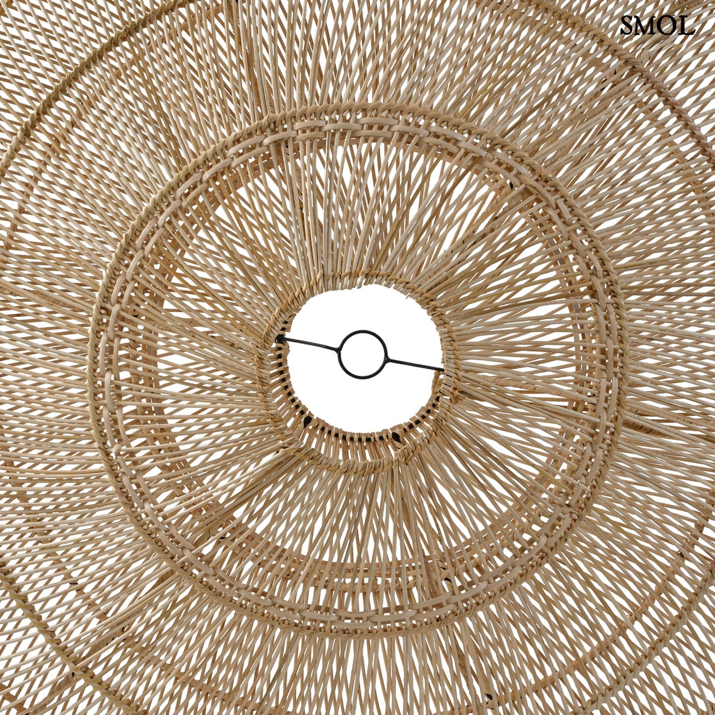 Természetes Rattan Függőlámpaernyő, 150 cm | MACARON | SMOL - alulról nagyítva
