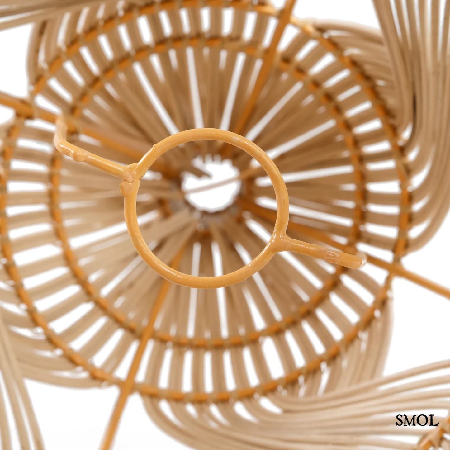 Természetes Rattan Lámpaernyő, 55 cm | GARAFFA | SMOL - felülről nagyítva