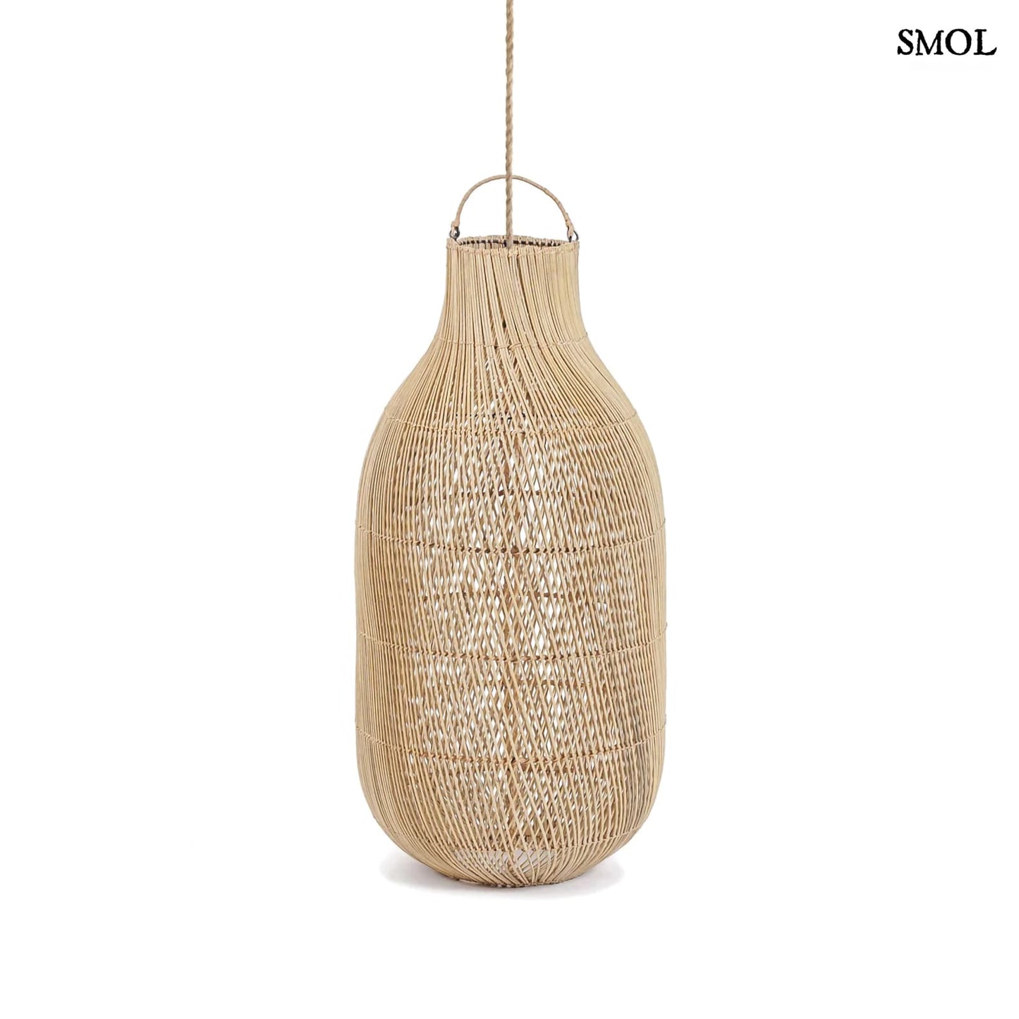 Természetes Rattan Lámpaernyő, 90 cm | KENDI | SMOL- felfüggesztve