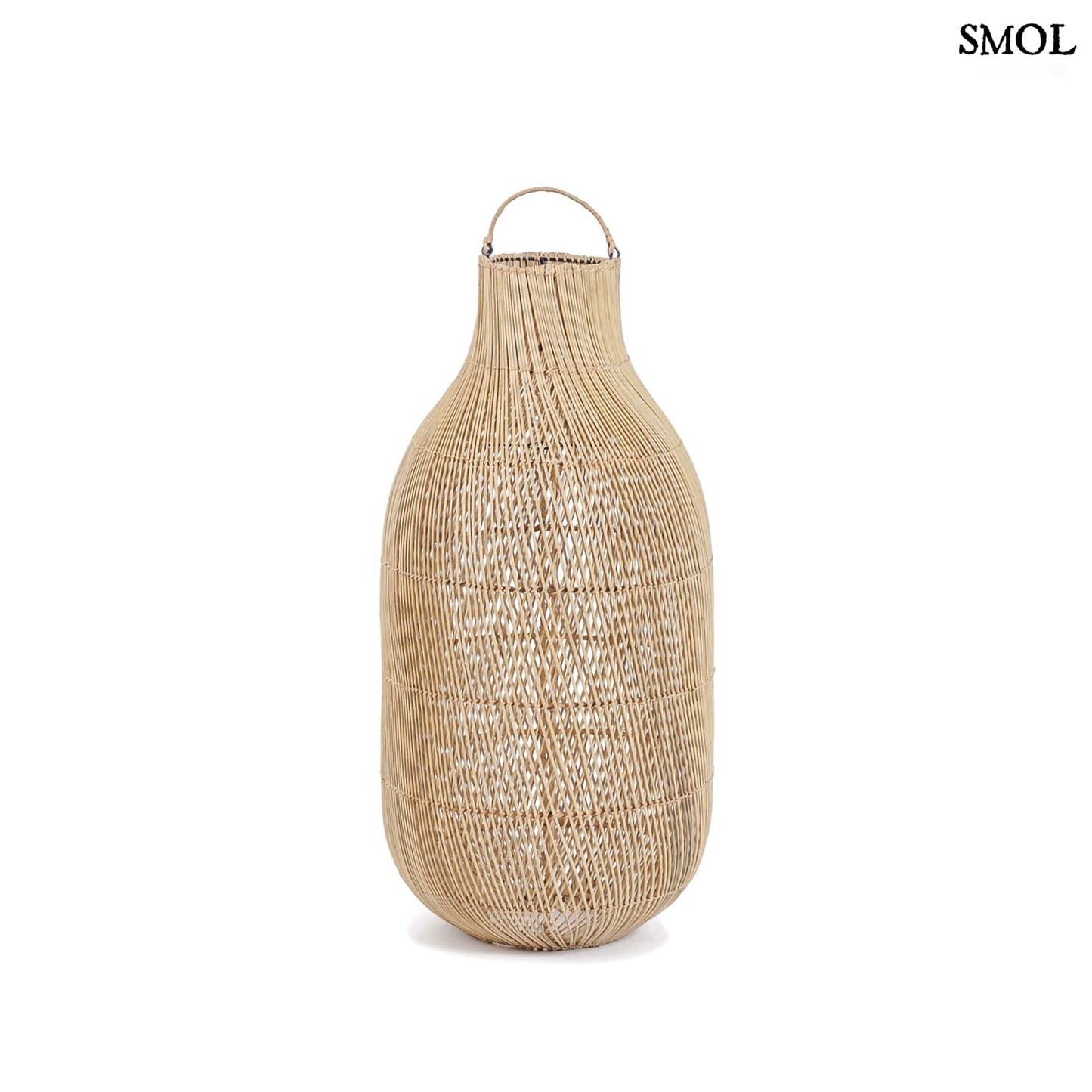 Természetes Rattan Lámpaernyő, 90 cm | KENDI | SMOL - állólámpaként
