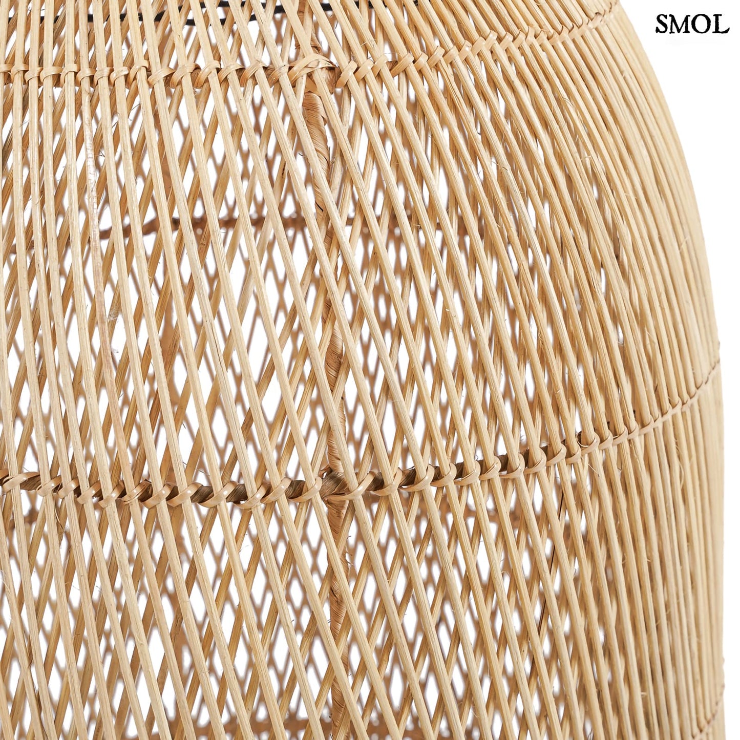 Természetes Rattan Lámpaernyő, 90 cm | KENDI | SMOL - rattan nagyítva