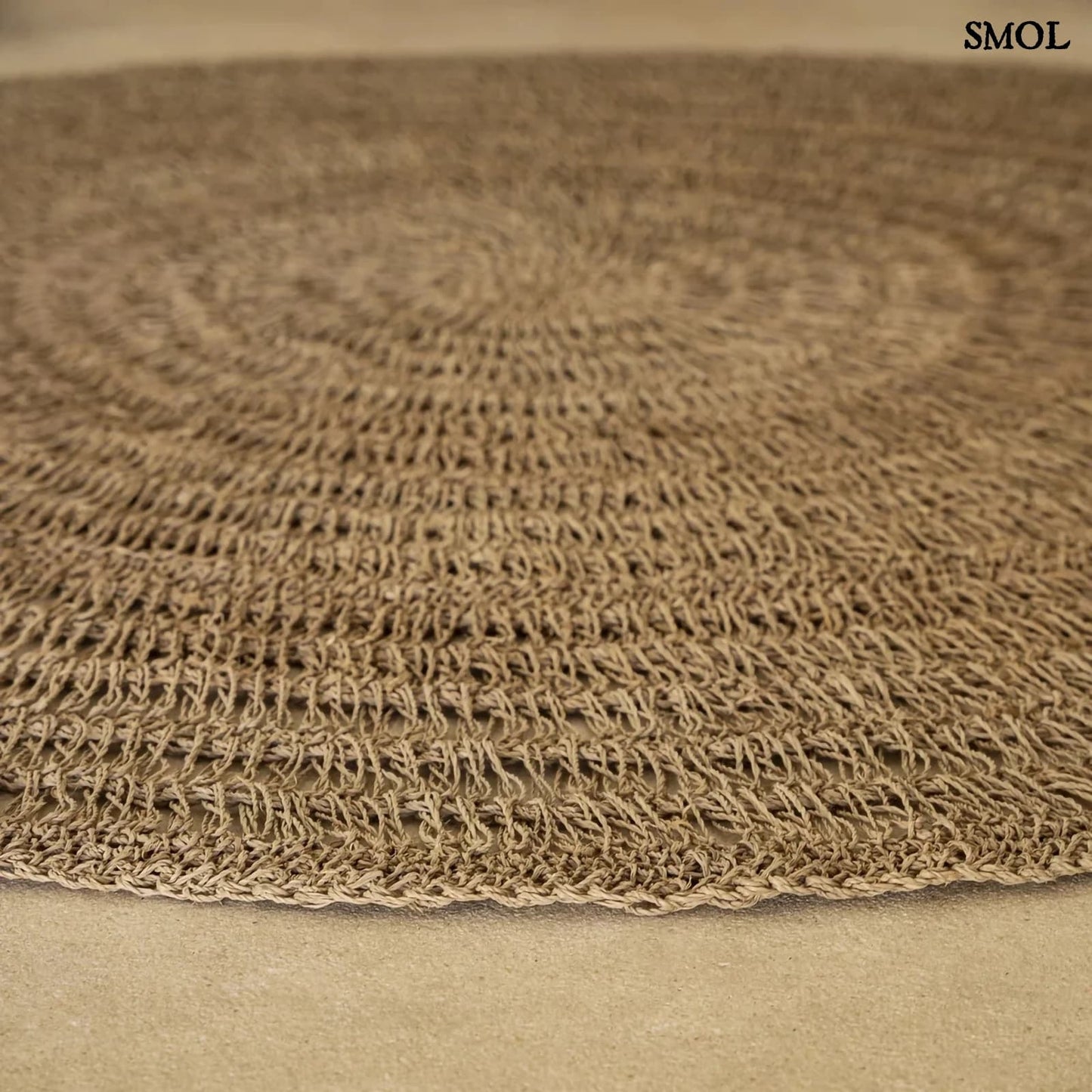 Természetes Tengerifű Szőnyeg, 150 cm | SEAGRASS CARPET - smol.hu - nagyítva