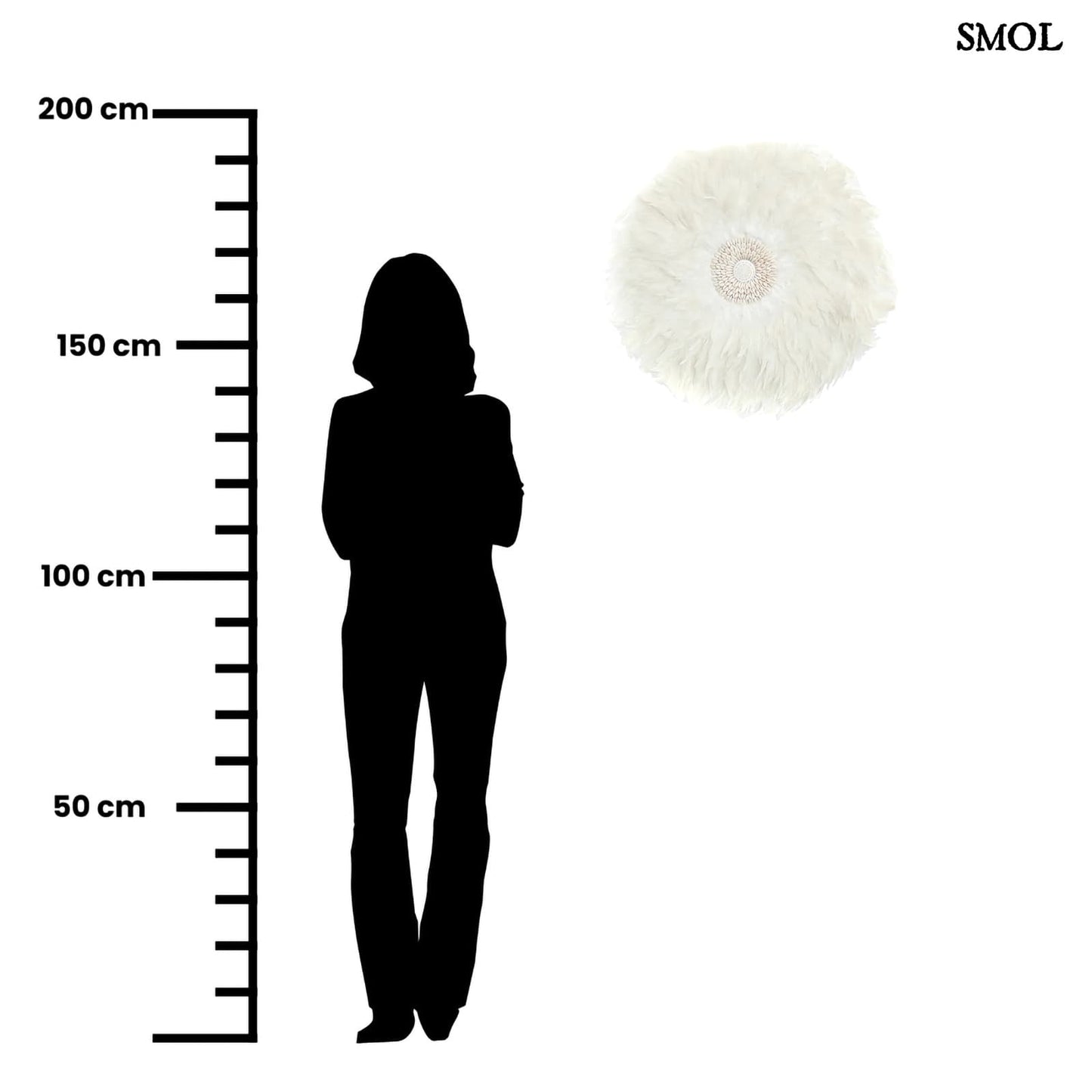 Tollas Fali Dekoráció Kagylóval, 60 cm| COASTAL JUJU | SMOL - méretarányosan