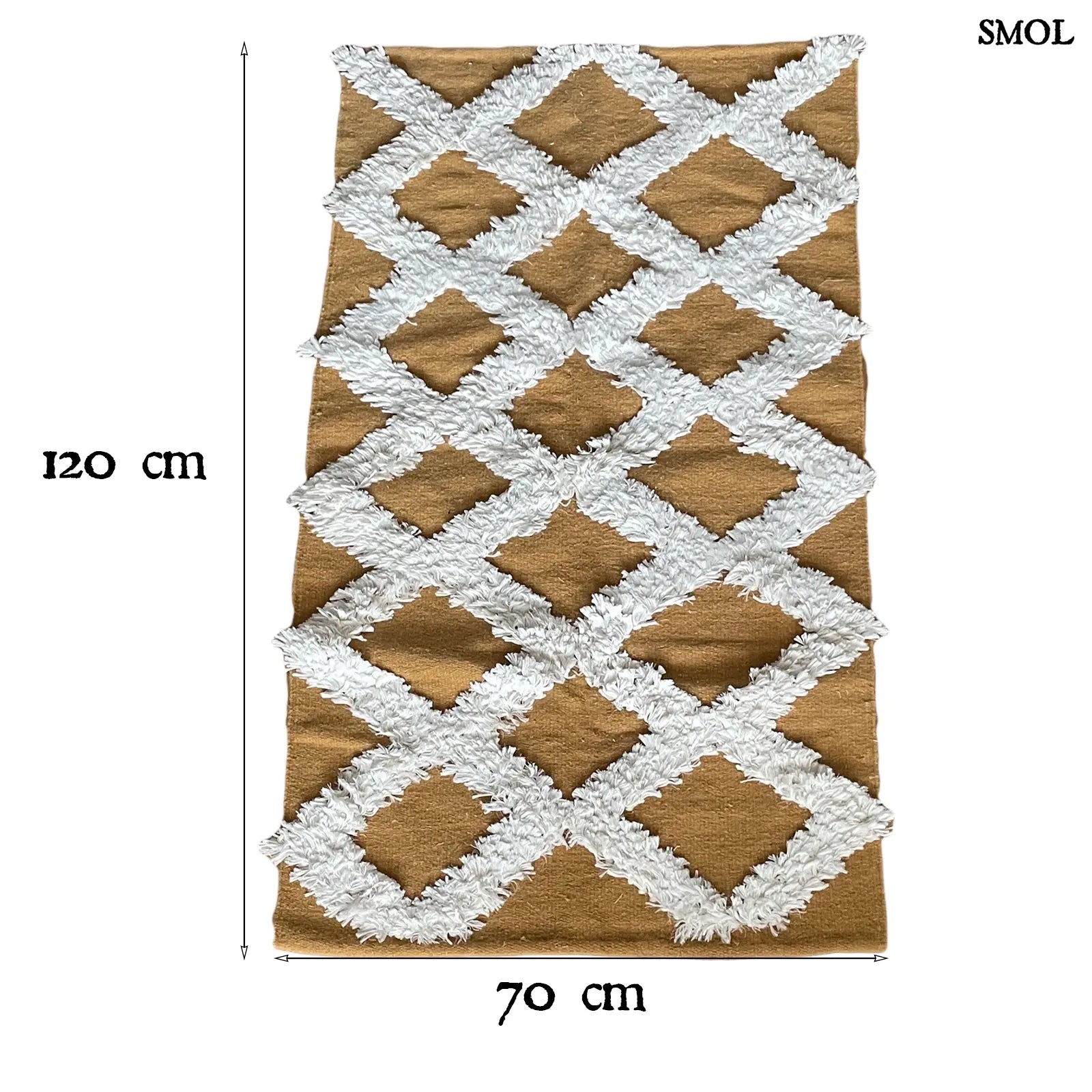 Gyapjúszőnyeg – kézzel szőtt, 120x70 | ARLETTE