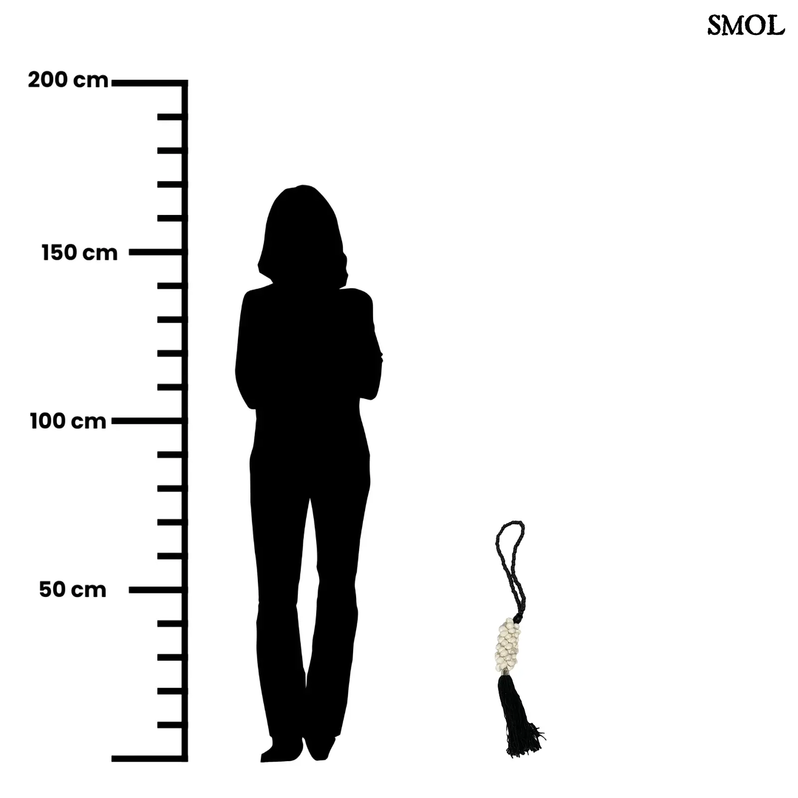 Kagylós Függődísz - fekete-fehér | KAWA