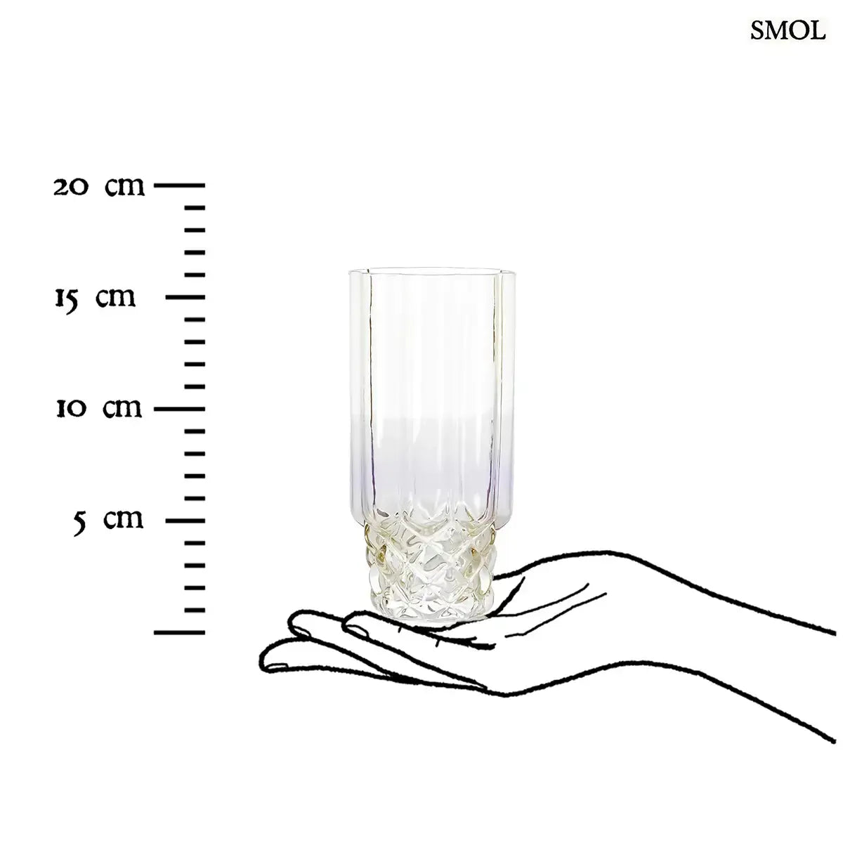 Highball pohár szett (6 db) – magas, rózsaszín | PINK BLUSH