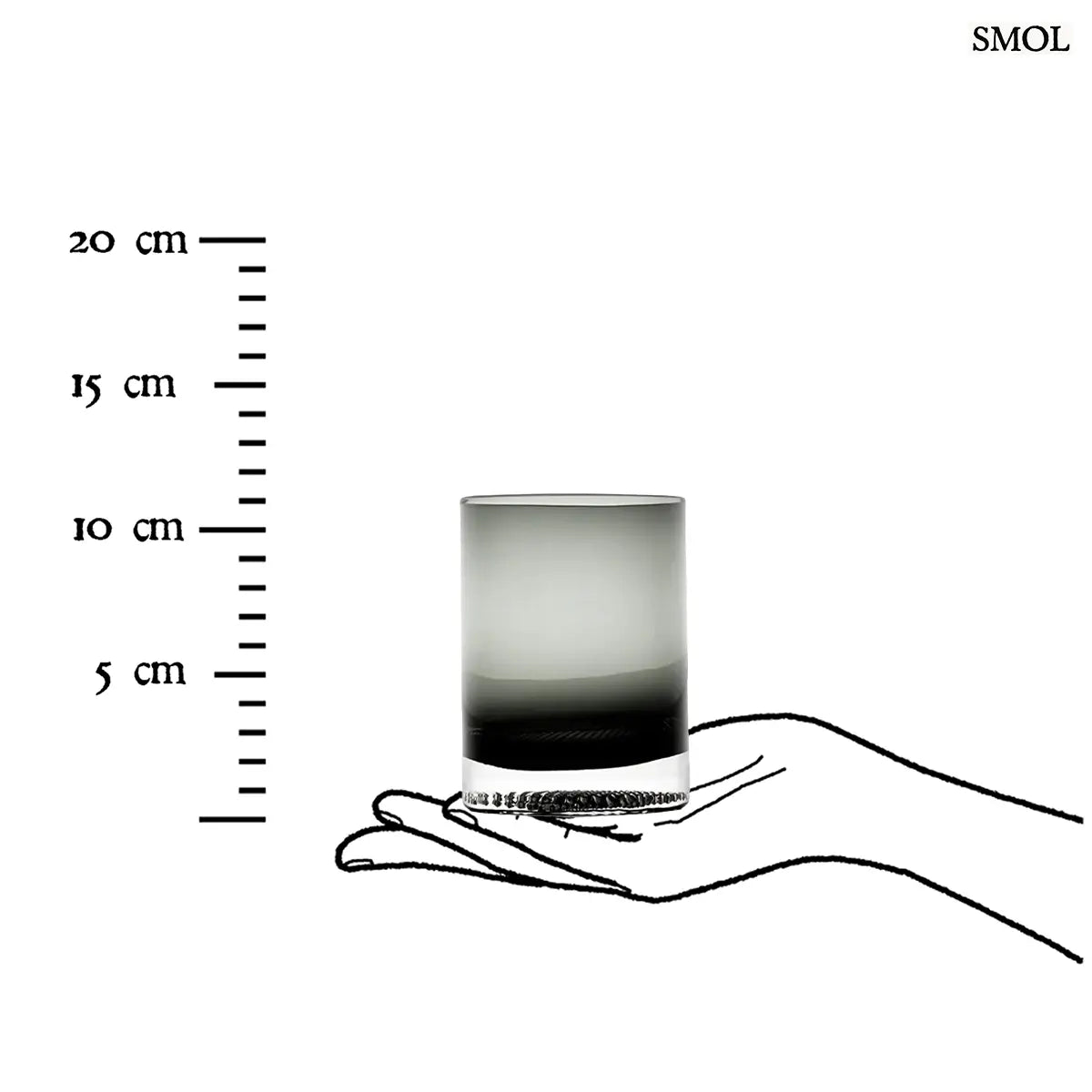 Pohár – pöttyös aljú, szürke | THE DOT TUMBLER