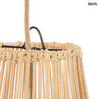AFRODISIAC - rattan lámpaernyő - natúr, 60 cm - smol.hu - teteje nagyítva